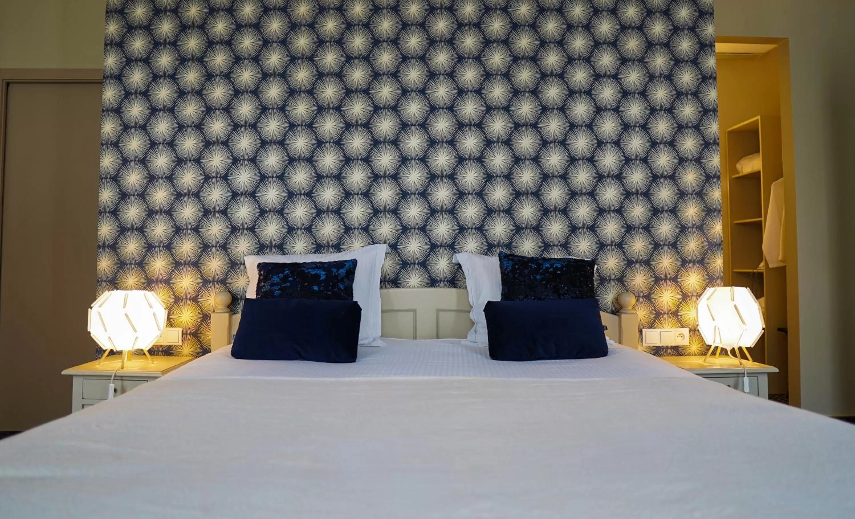 Bed in Hotel de Flandre Ghent