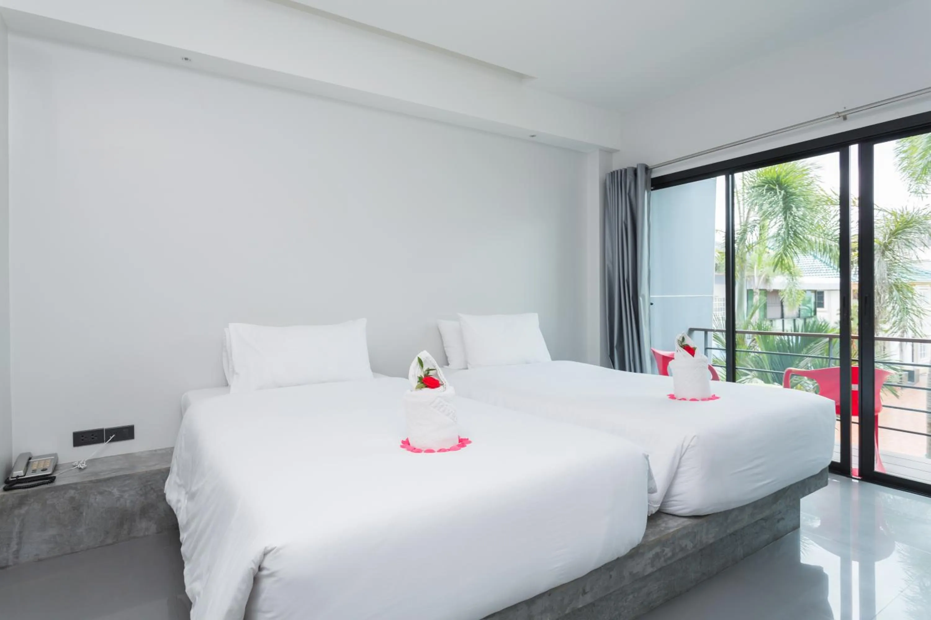 Bed in Riverside Hotel