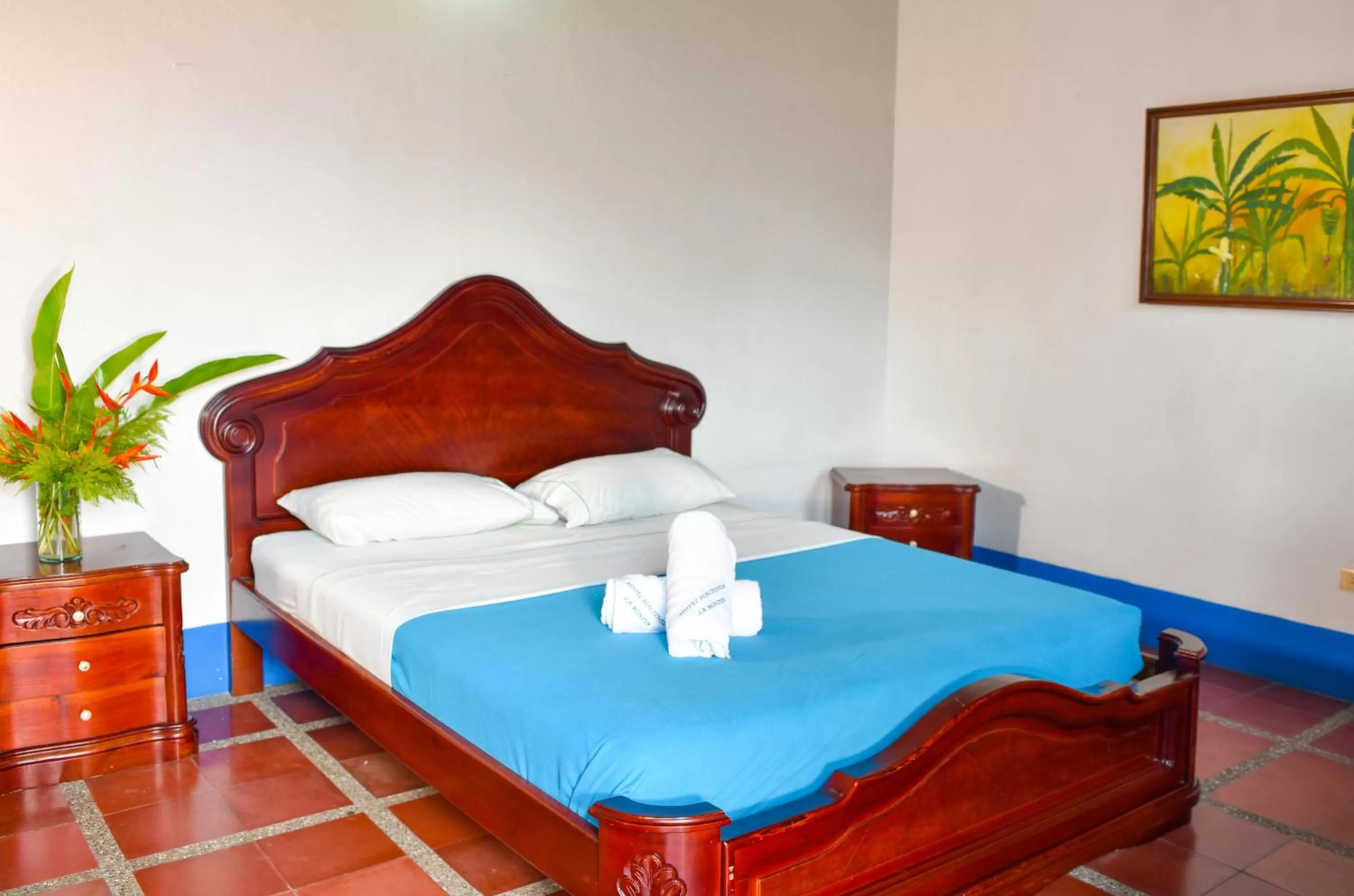 Bed in Hotel Hacienda la Bonita