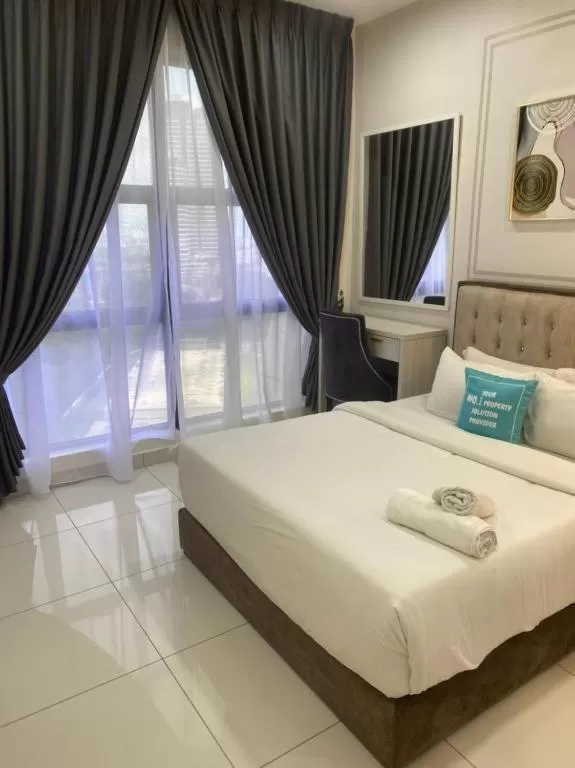 Bedroom, Bed in Arte Mont Kiara Hotel Suite