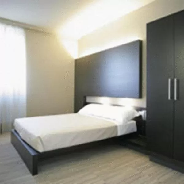 Bed in Art Hotel Udine