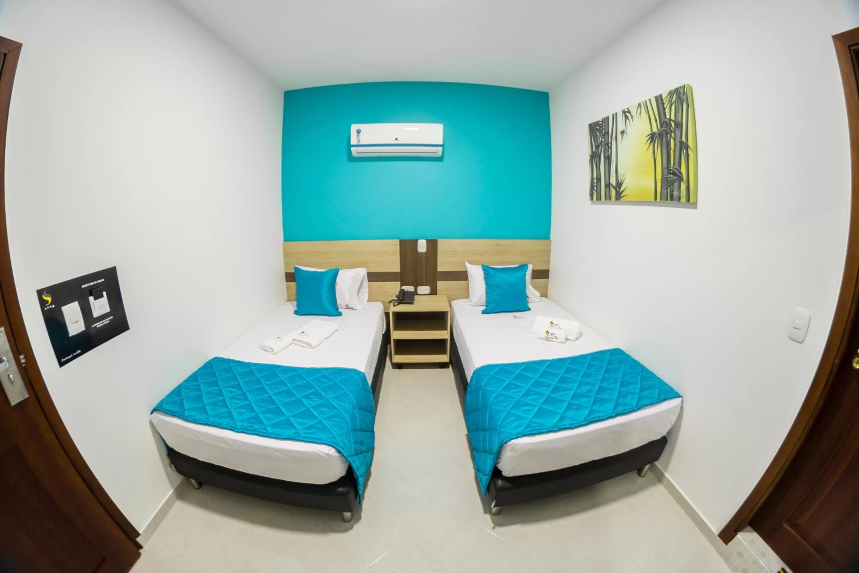 Bed in Hotel Sabana del Sinu