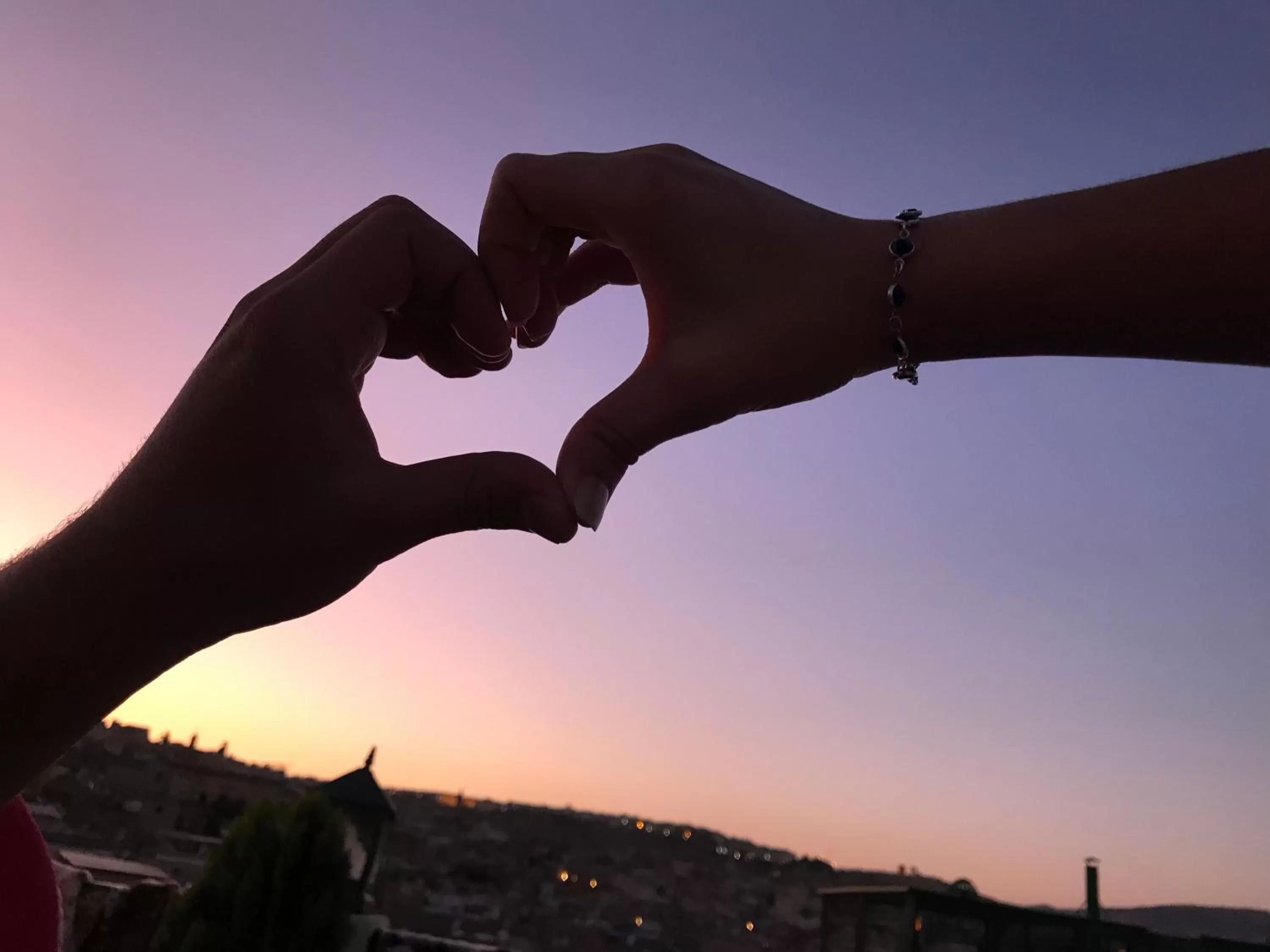 Sunset in Riad Taj Salma