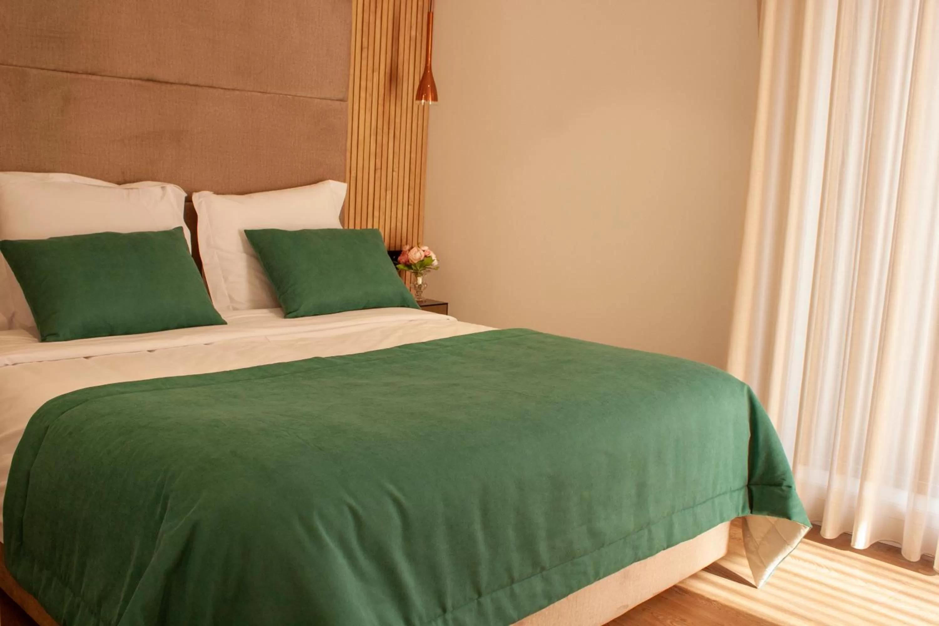 Bed in Coração do Tua Hotel