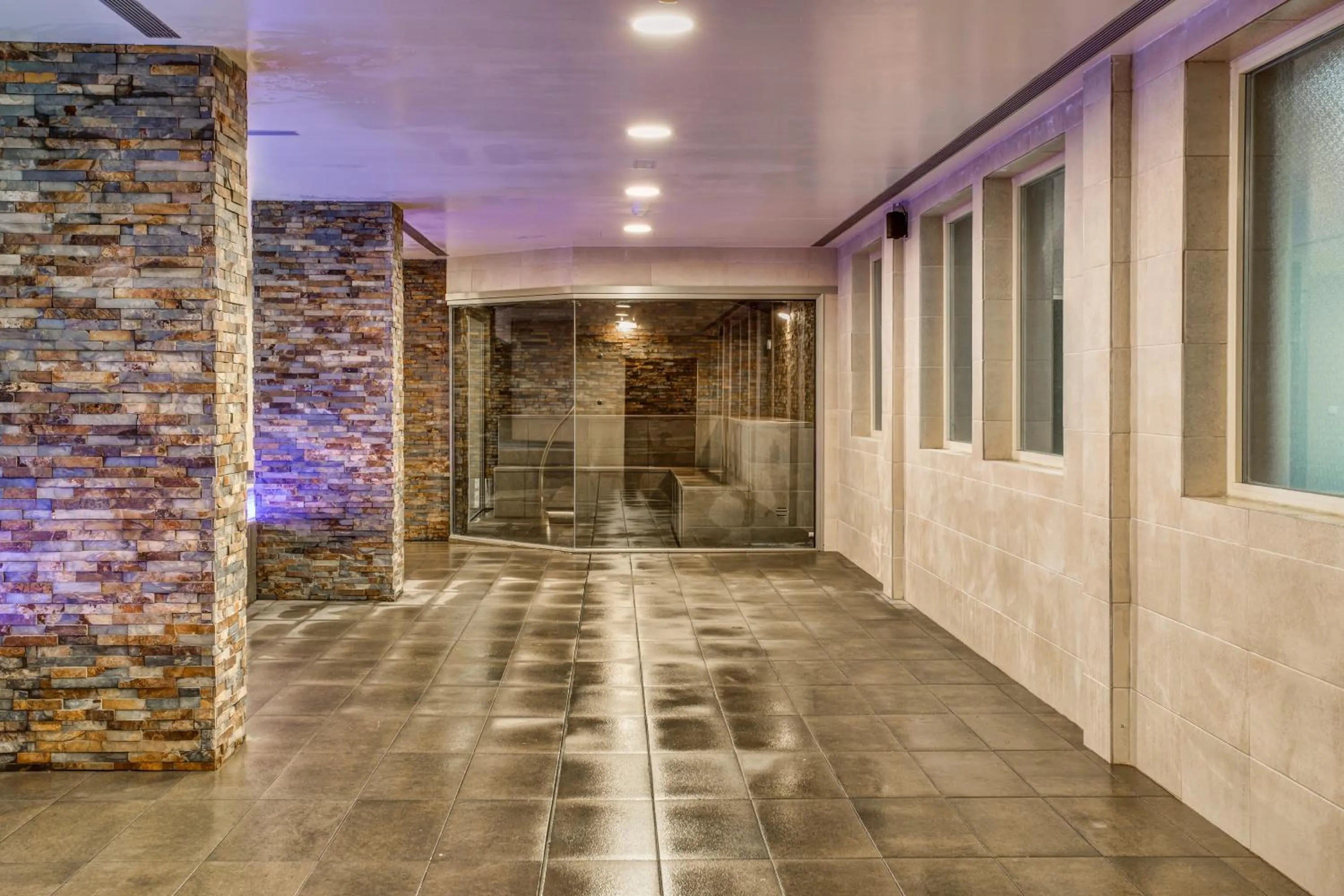 Sauna in Hotel Spa Rio Ucero