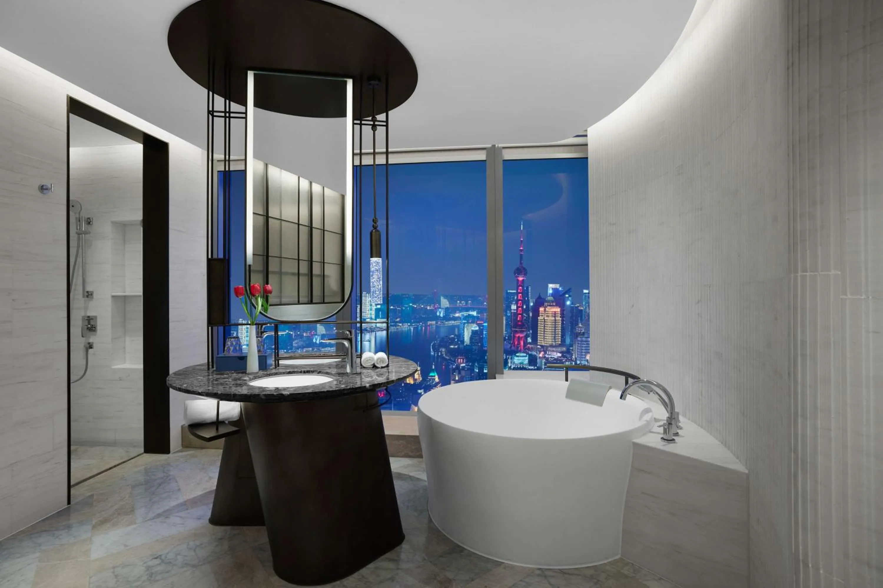 Bathroom in Conrad Shanghai