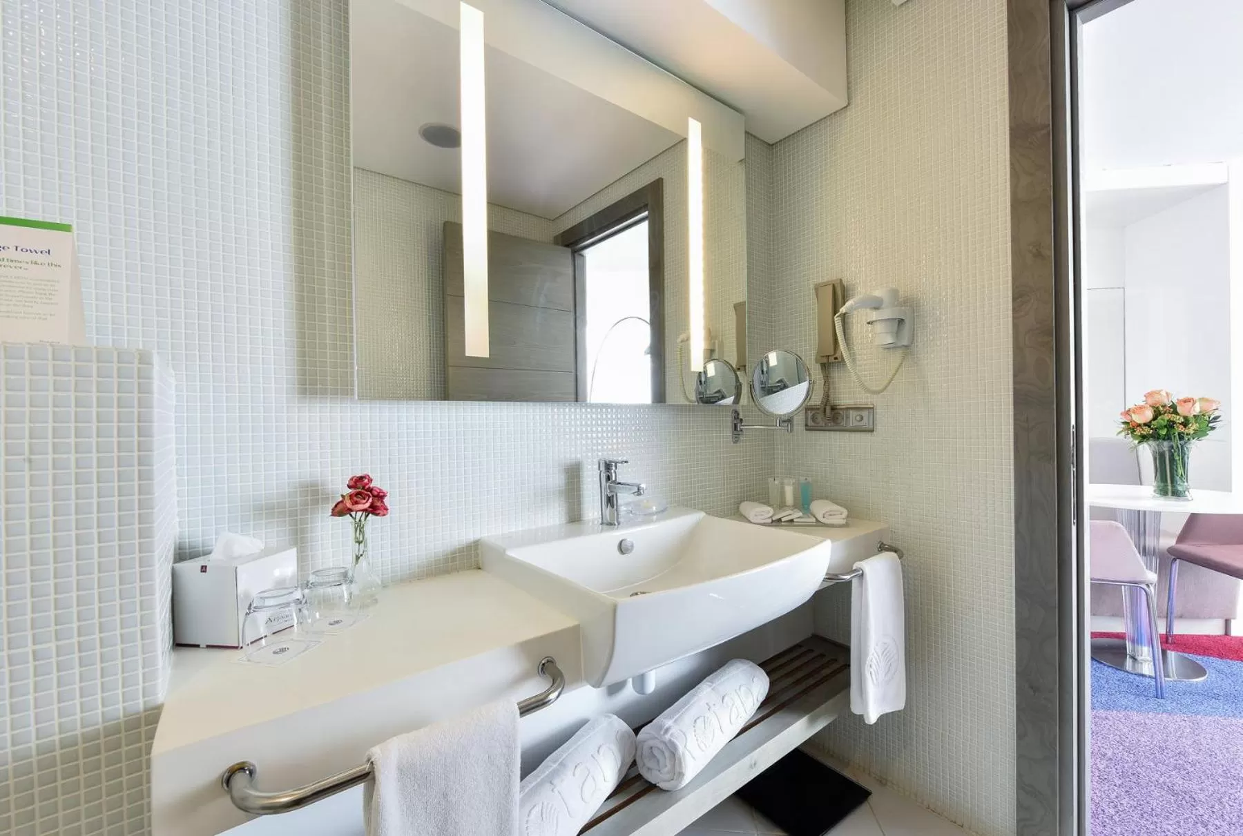 Bathroom in Burgu Arjaan by Rotana Istanbul Asia