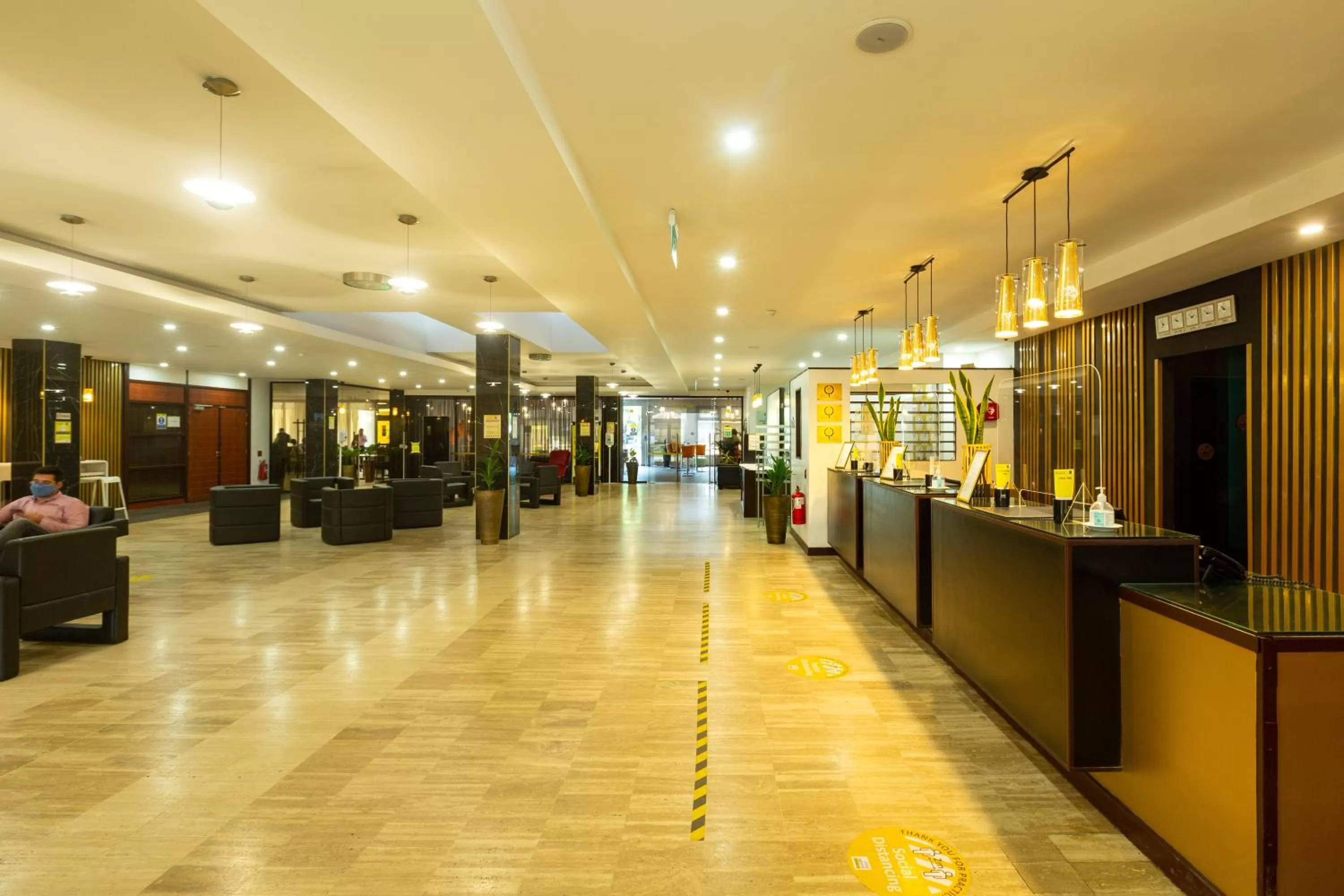 Lobby or reception in Accra City Hotel