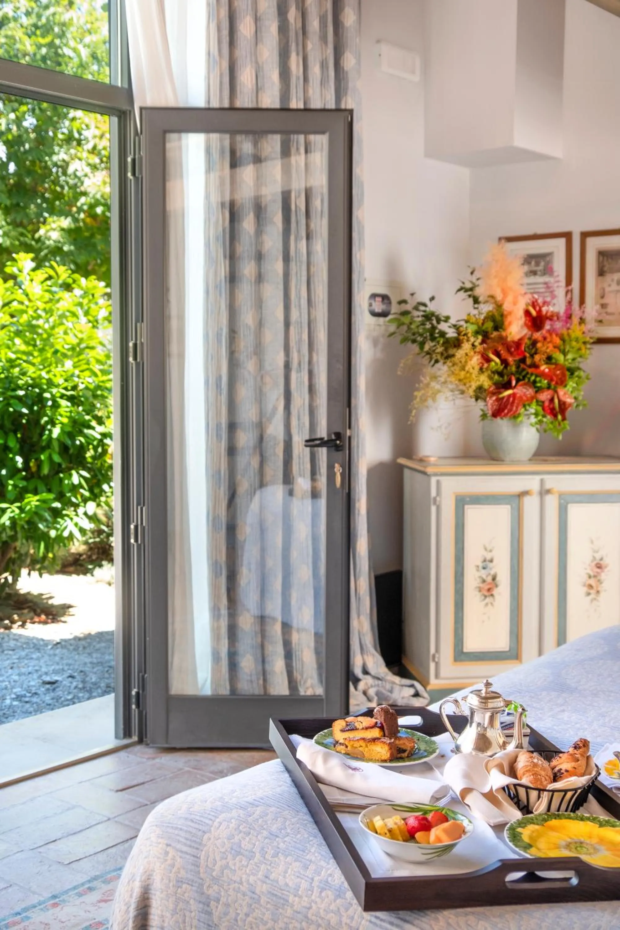 Italian breakfast in Il Falconiere Relais & Spa