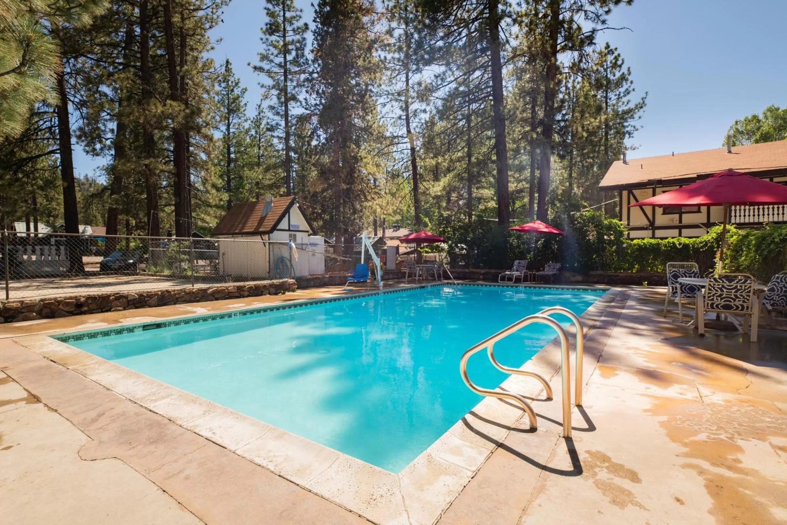 Swimming pool in Black Forest Lodge