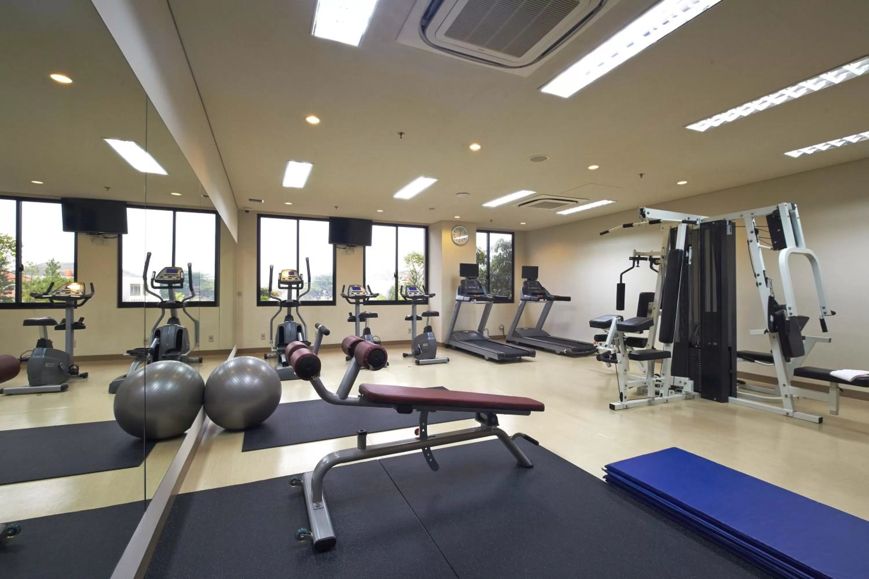 Fitness centre/facilities in Axia South Cikarang Service Apartment