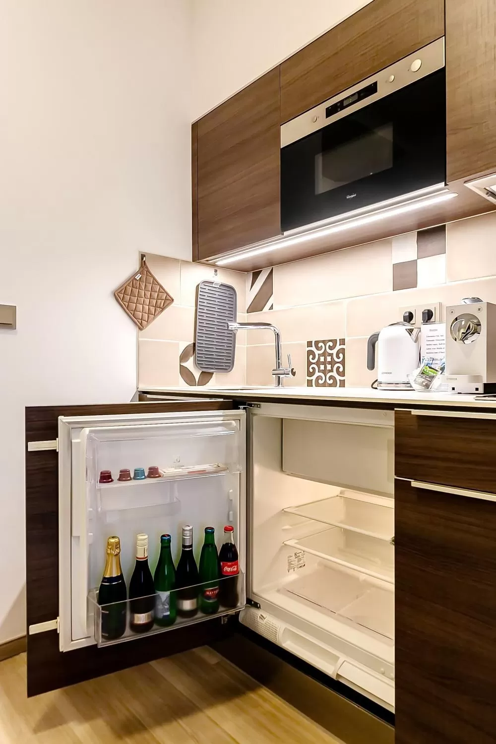 Kitchen or kitchenette in VINOHRADSKY DUM Residence