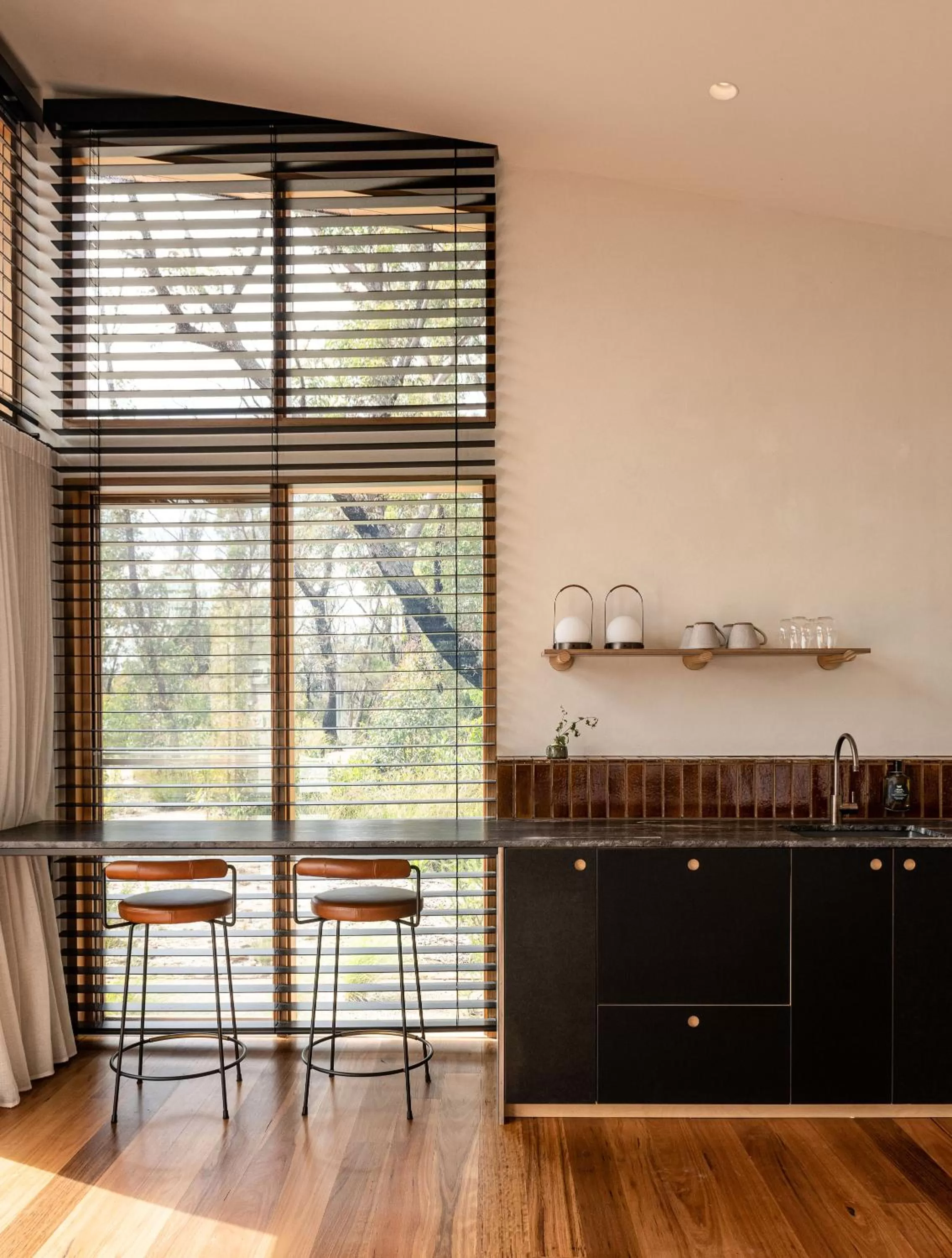 kitchen in Chalets at Blackheath