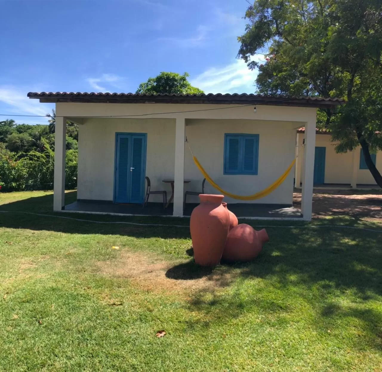 Garden in Catamaran Praia Chalés