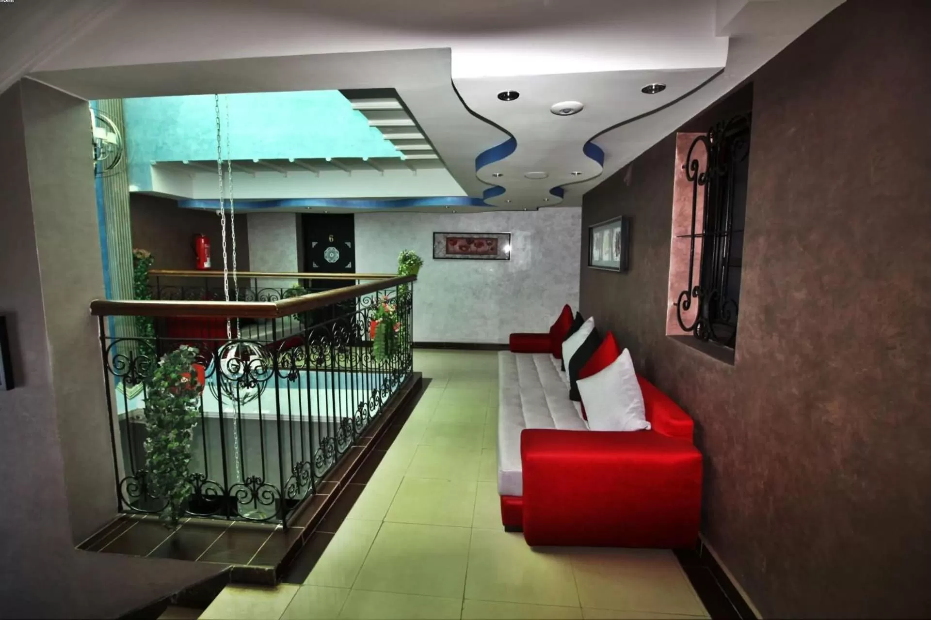 Lobby or reception in Balcon Bleu