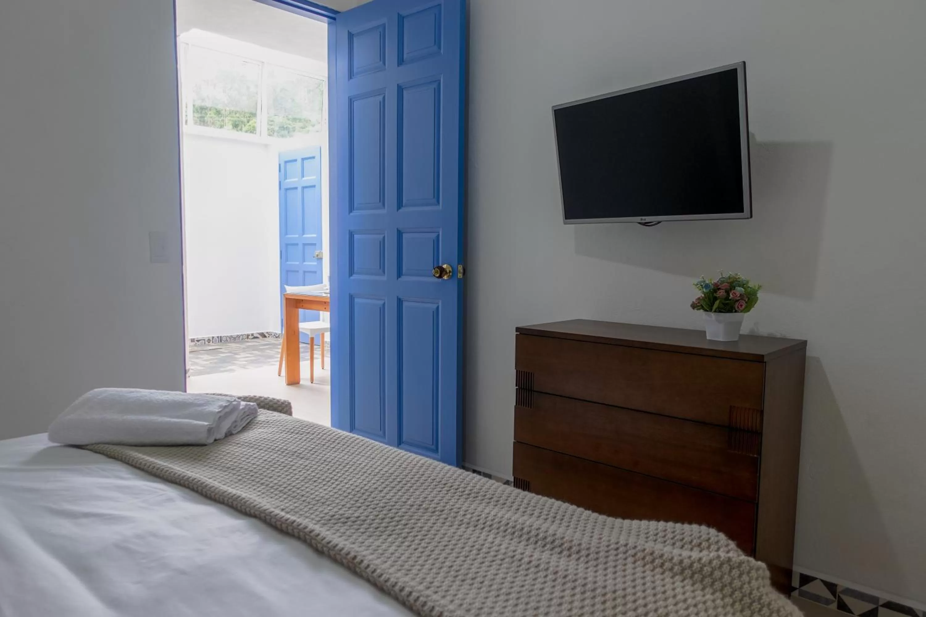 TV and multimedia, Bed in Hotel Azulado Jericó