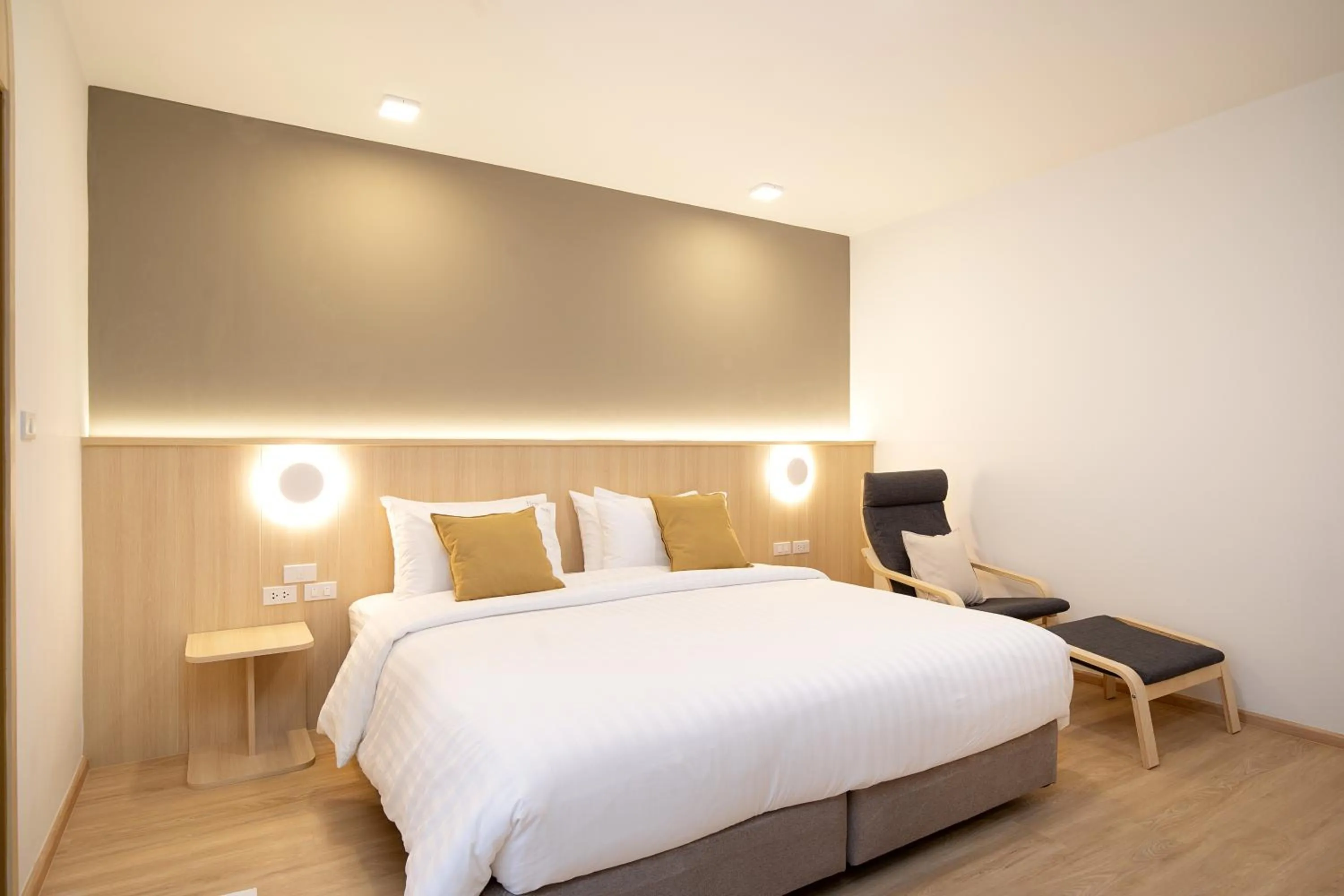 Bed in Diya Hotel Bangkok