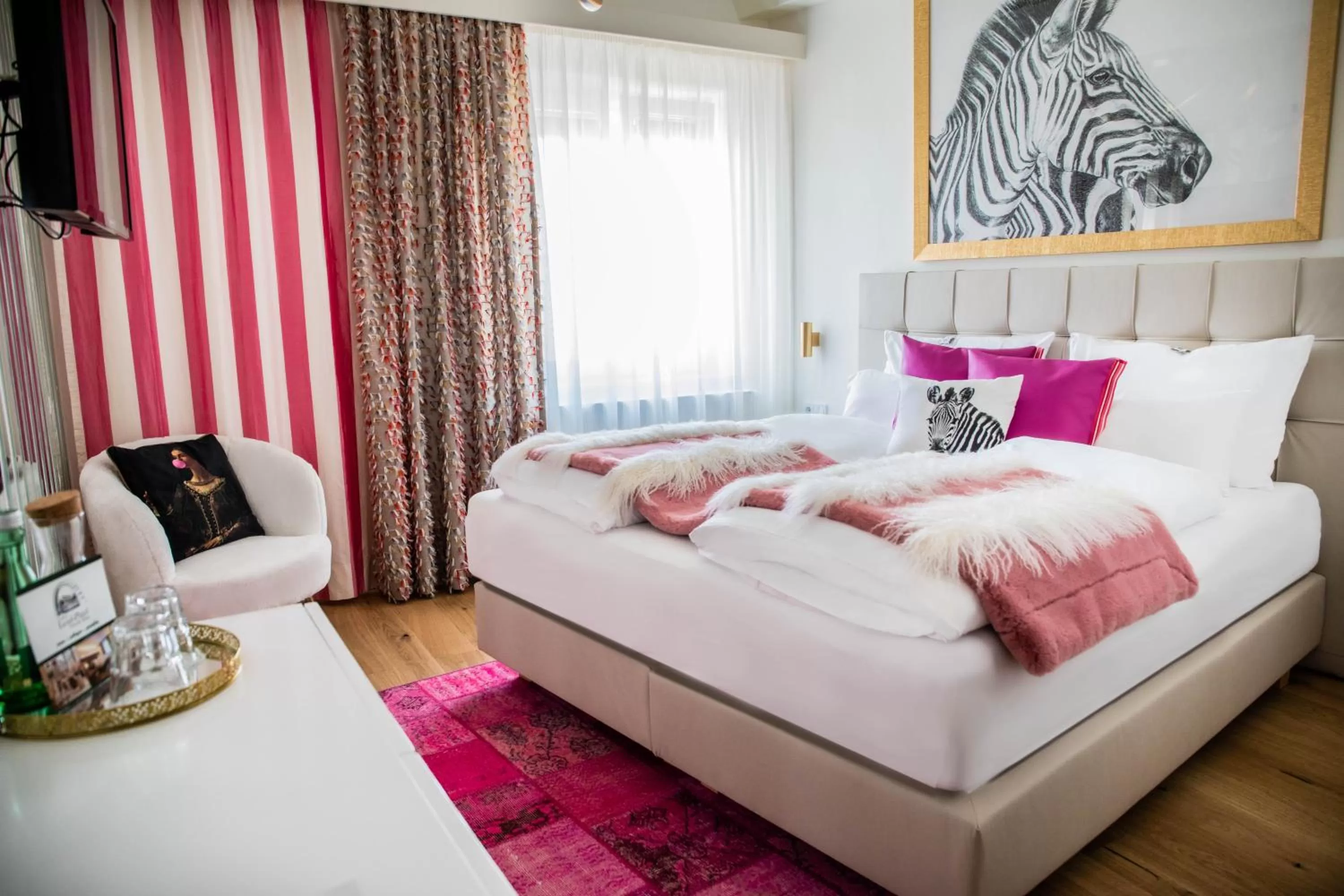 Bedroom, Bed in Gasthof Lend-Platzl