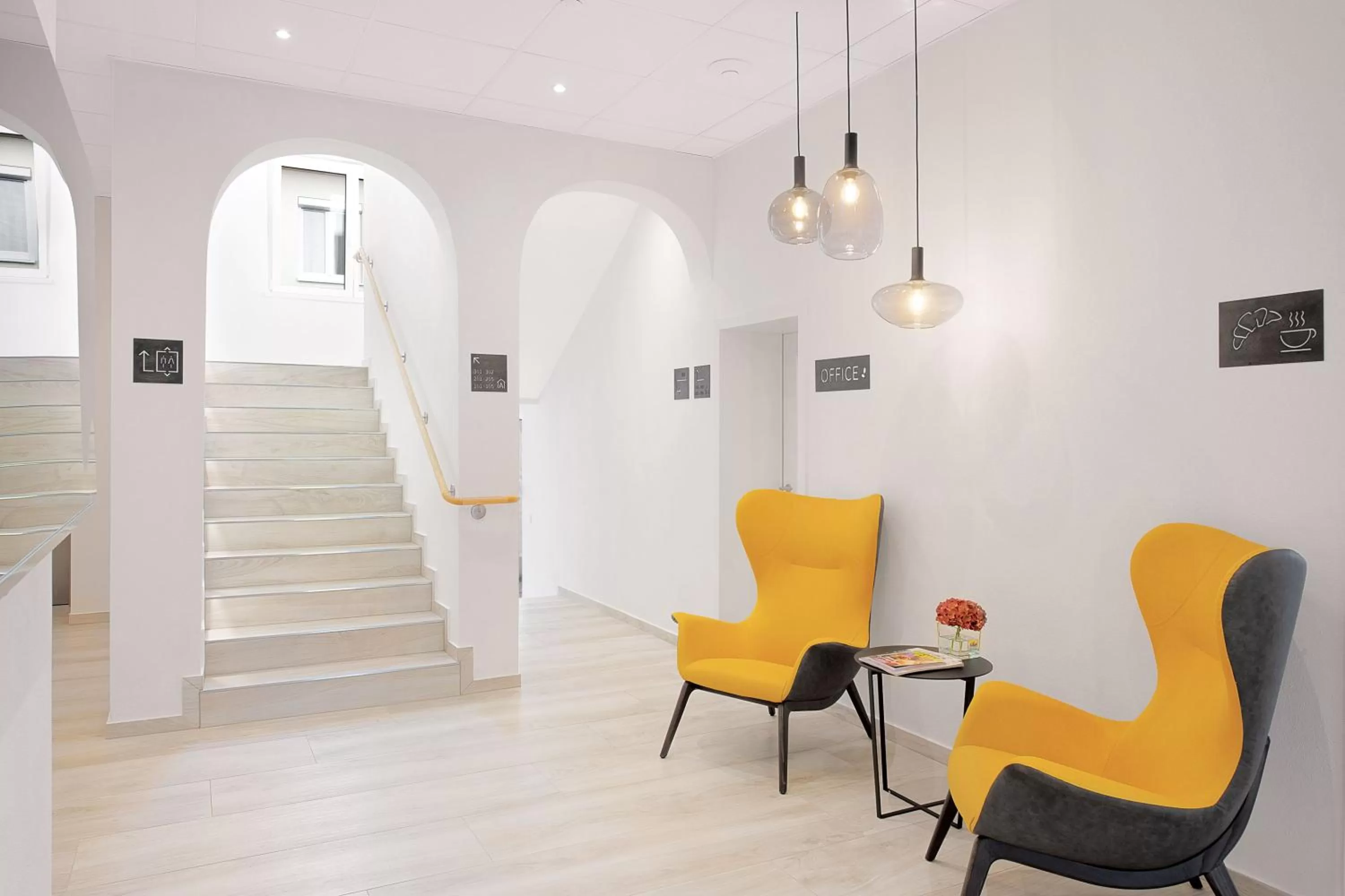 Lobby or reception in Stadthotel Oberndorf