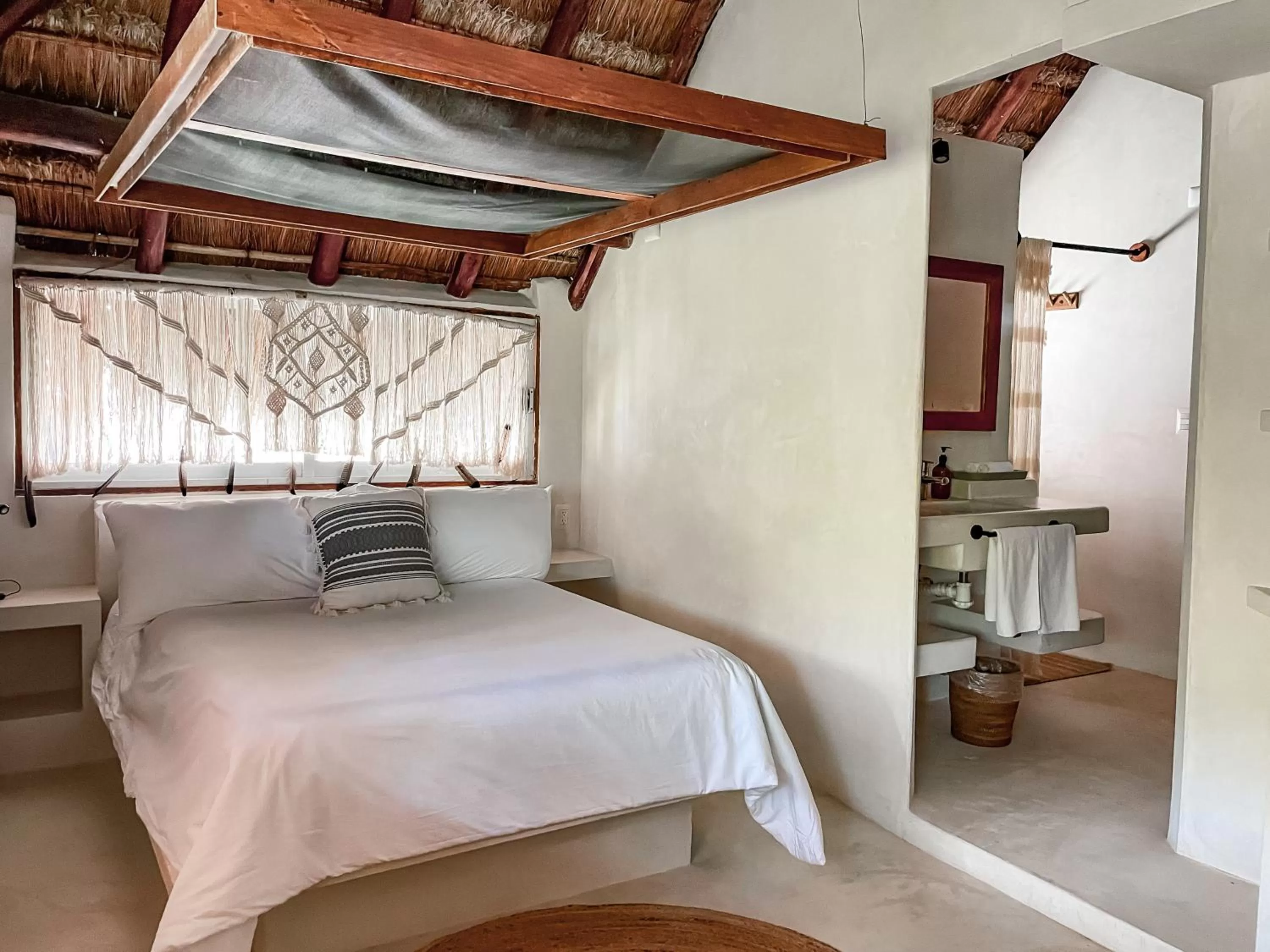 Bed in Amansala Resort