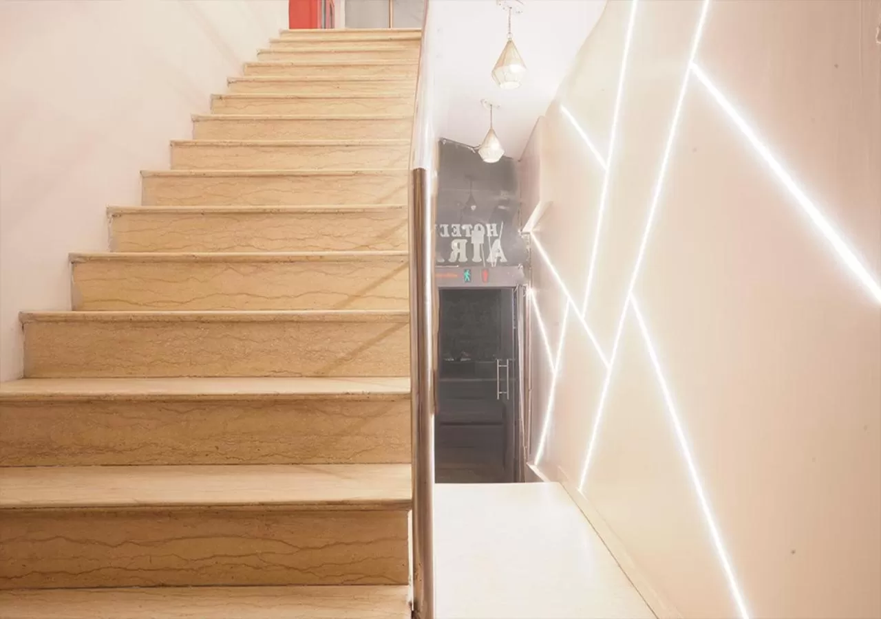 Property building in Staybook - Hotel City Stories - By Aira Xing, Paharganj, New Delhi