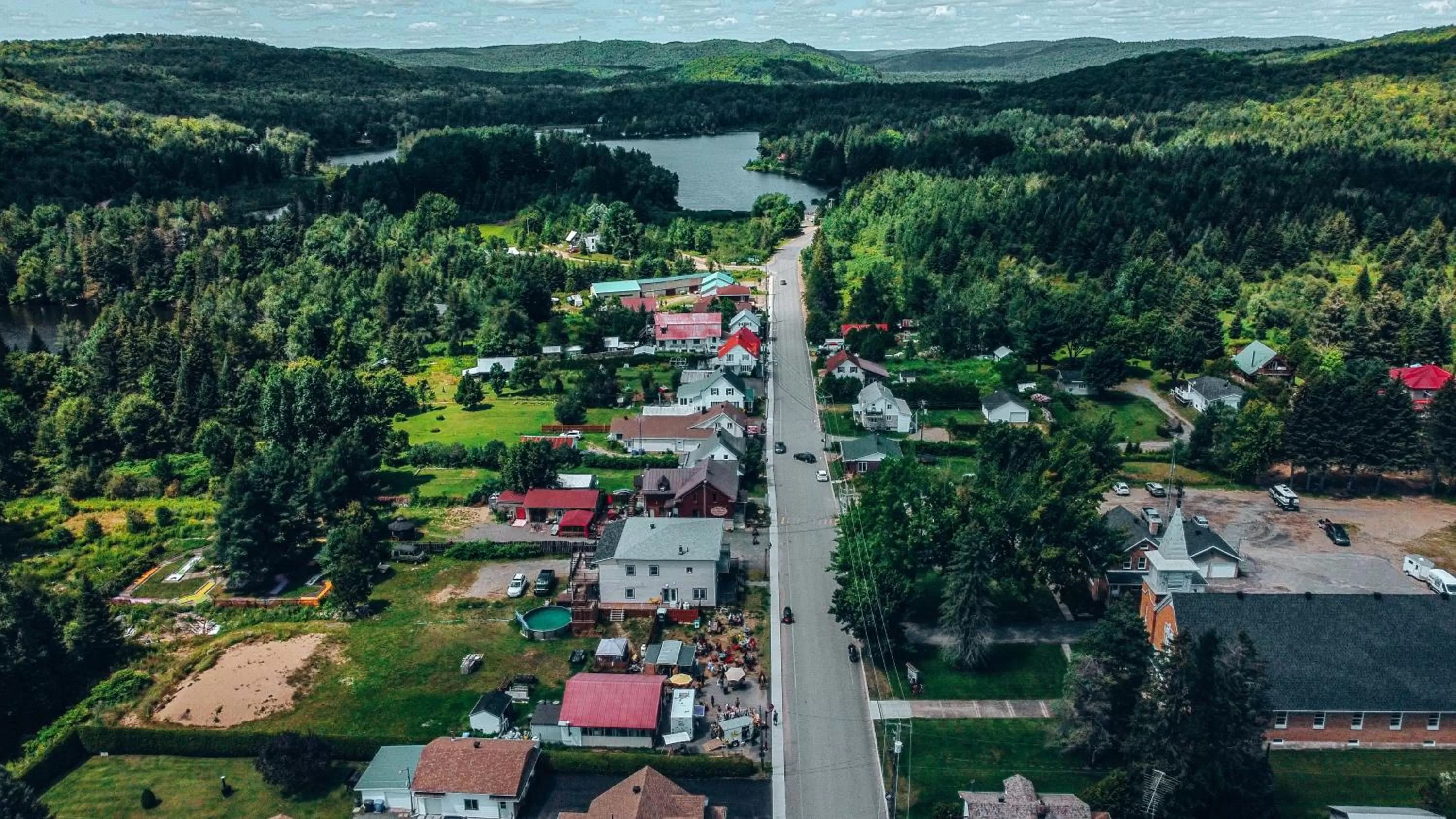 Bird's-eye View in Gîte B&B du Village