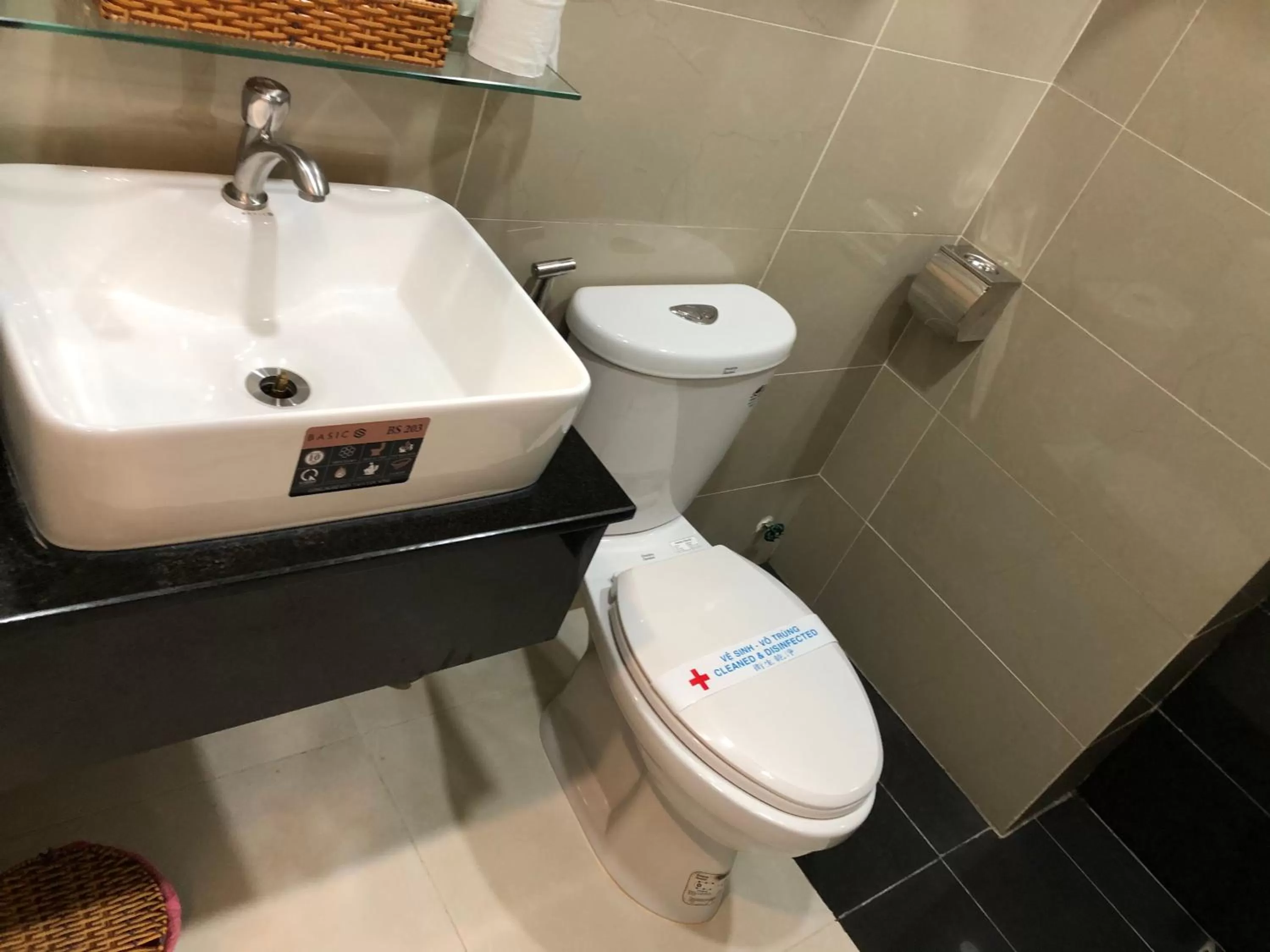 Bathroom in Victory Airport Hotel