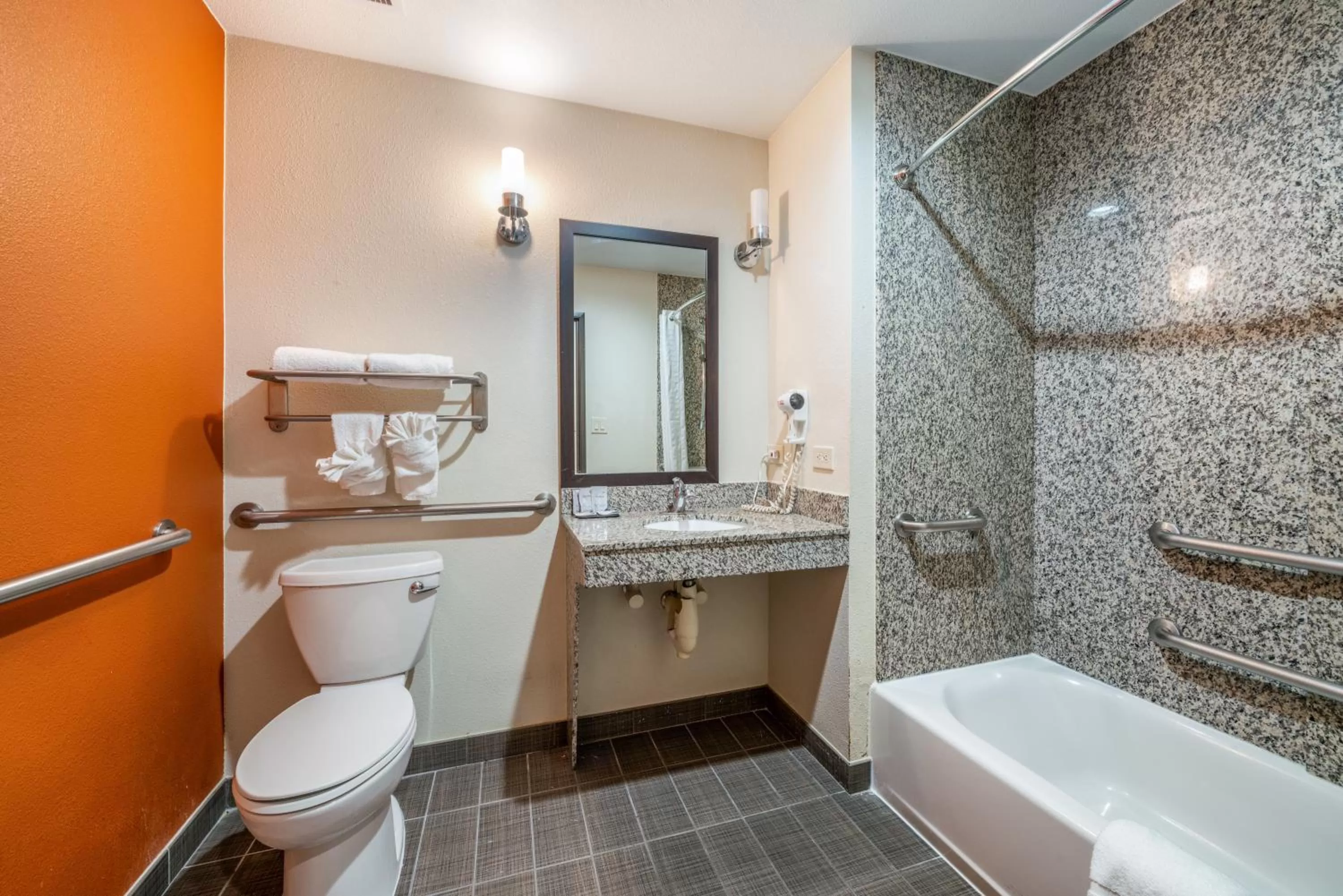 Bathroom in Restwell Inn & Suites I-45 North