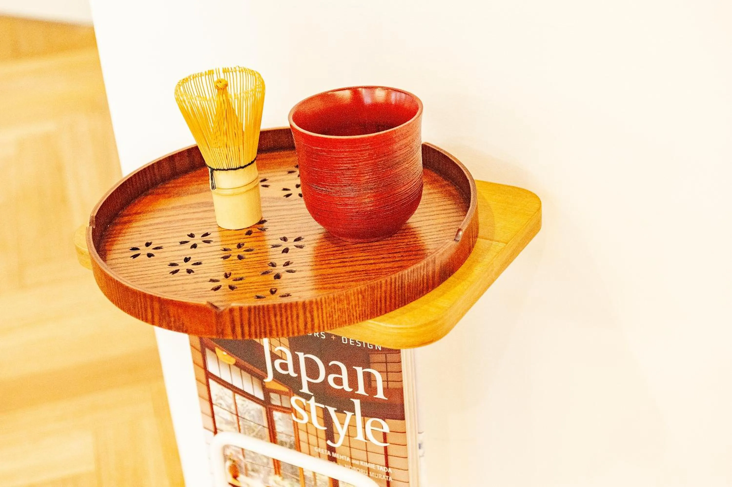 Decorative detail in plat hostel keikyu haneda home