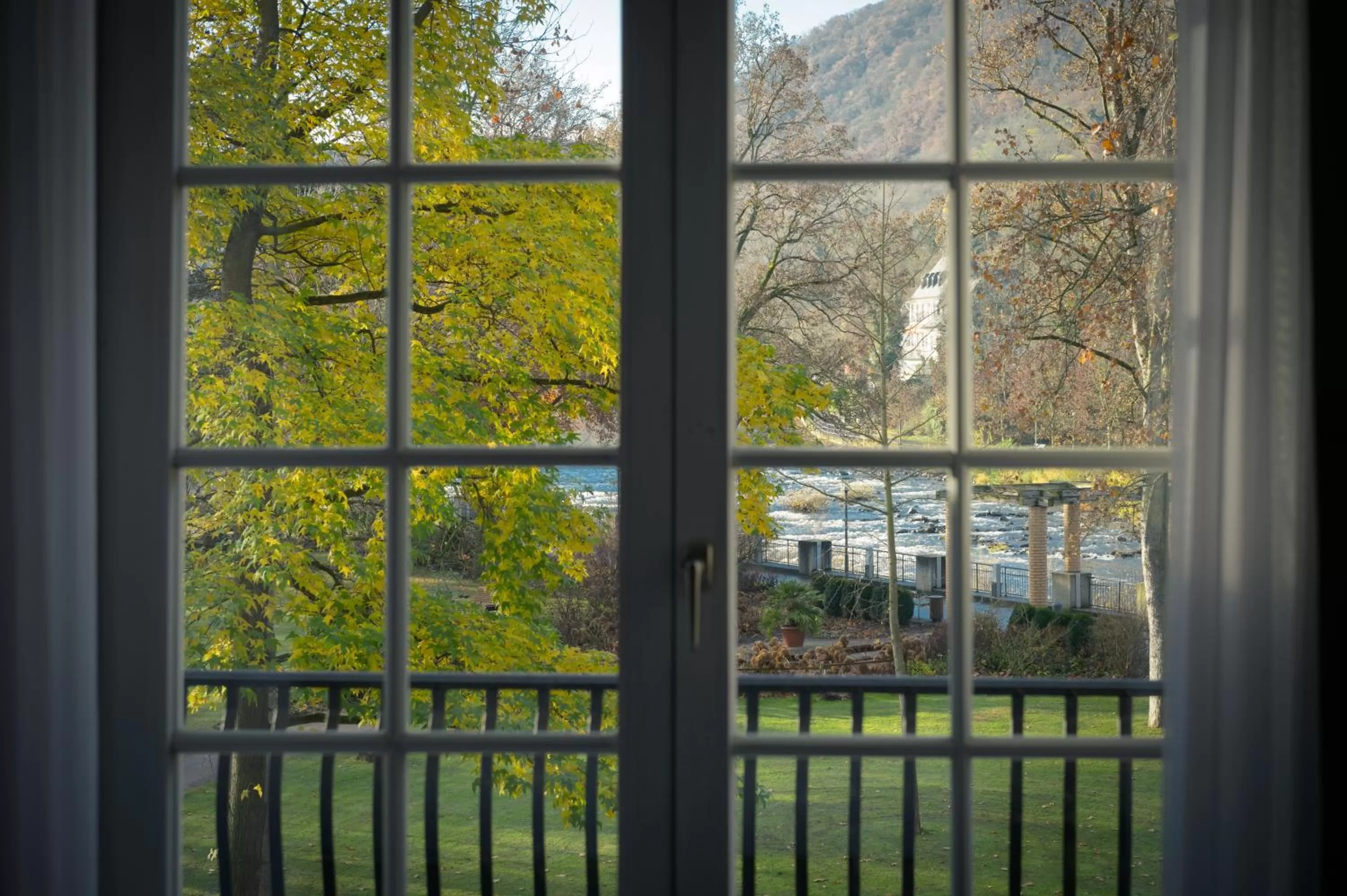 Garden view in Parkhotel Kurhaus