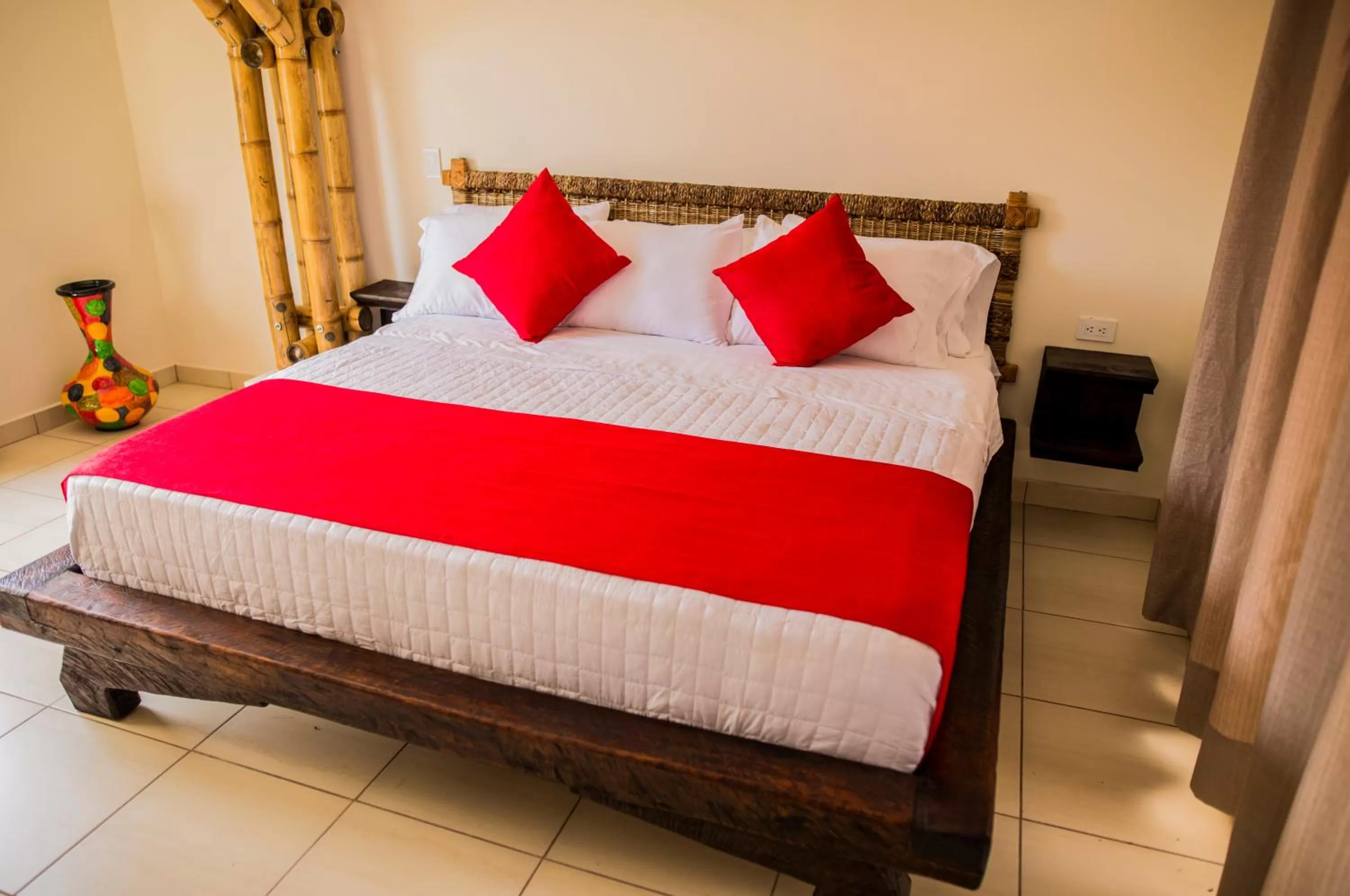 Bed in La Victoria Hotel Campestre