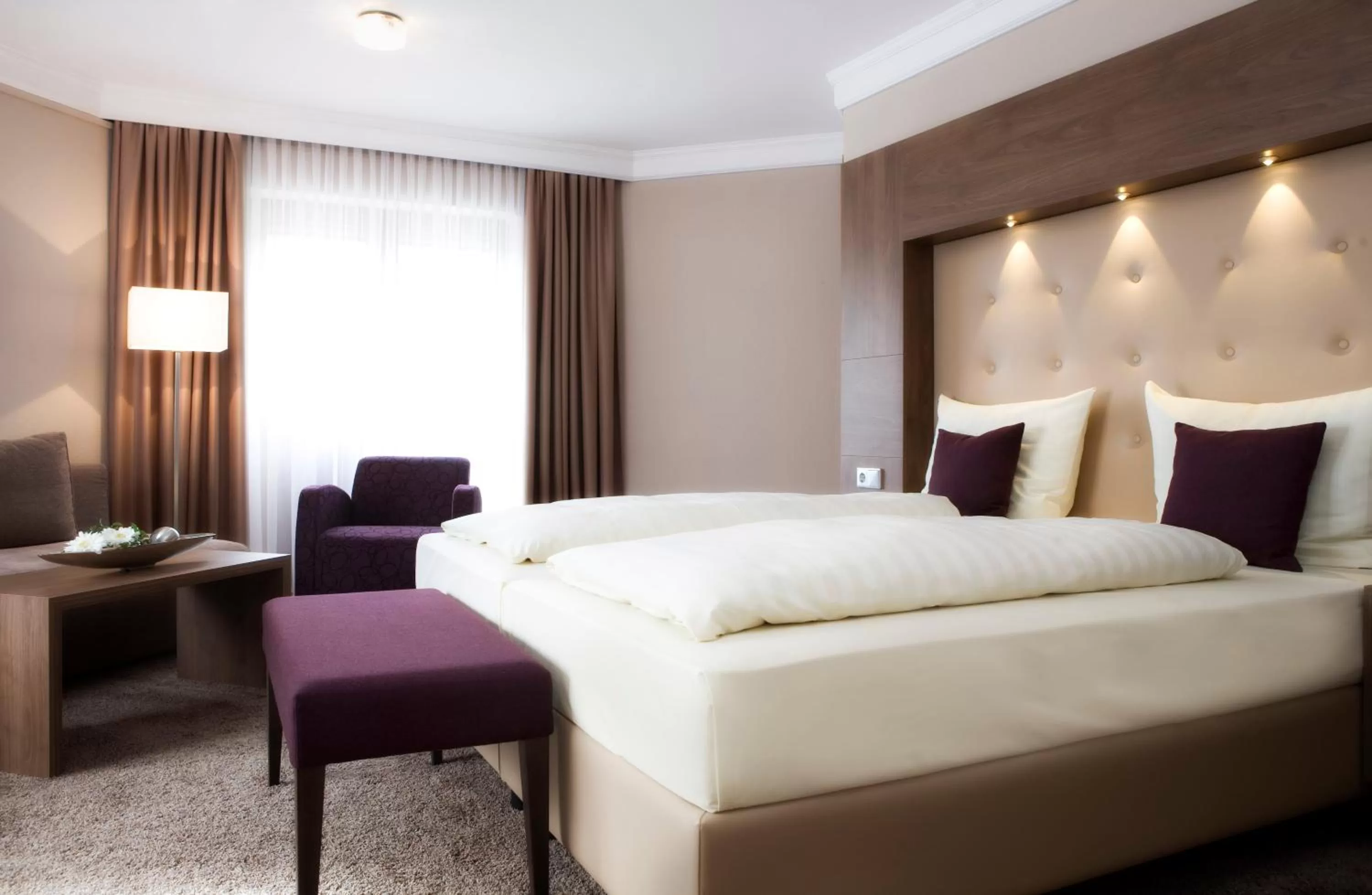 Bed in Ringhotel Nassau-Oranien