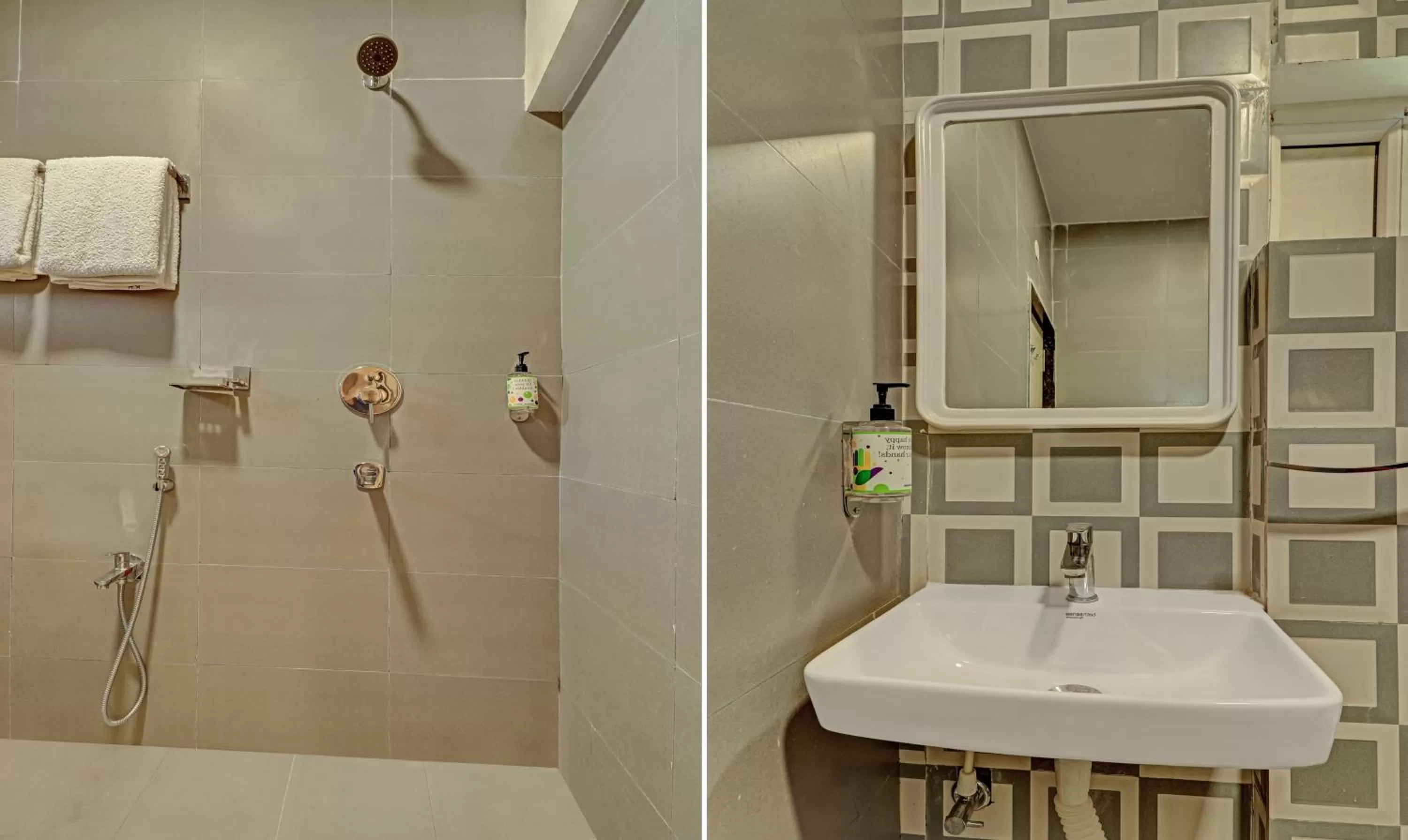 Bathroom in Treebo Rainbow Grand