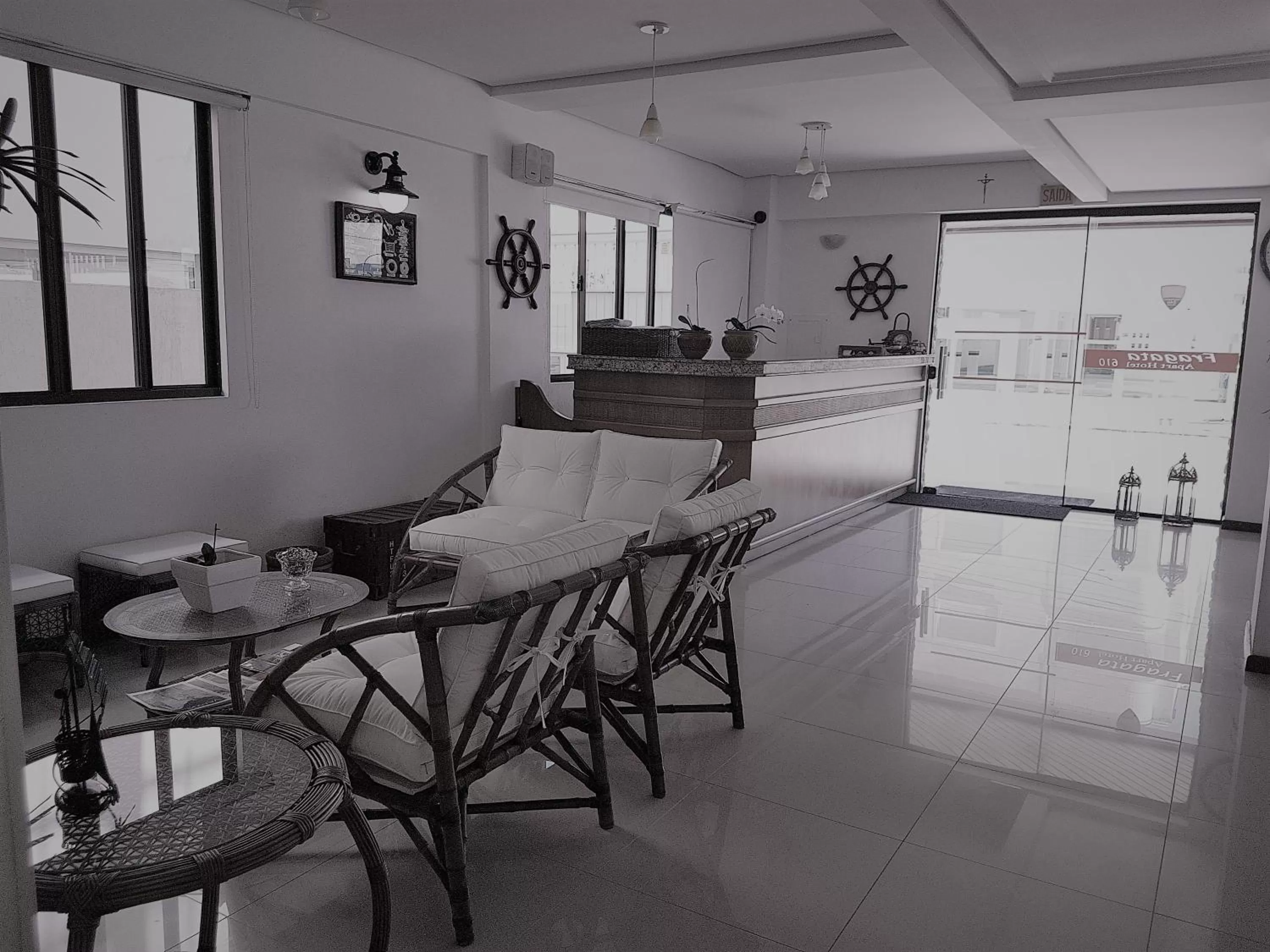 Lobby or reception in Fragata Apart Hotel