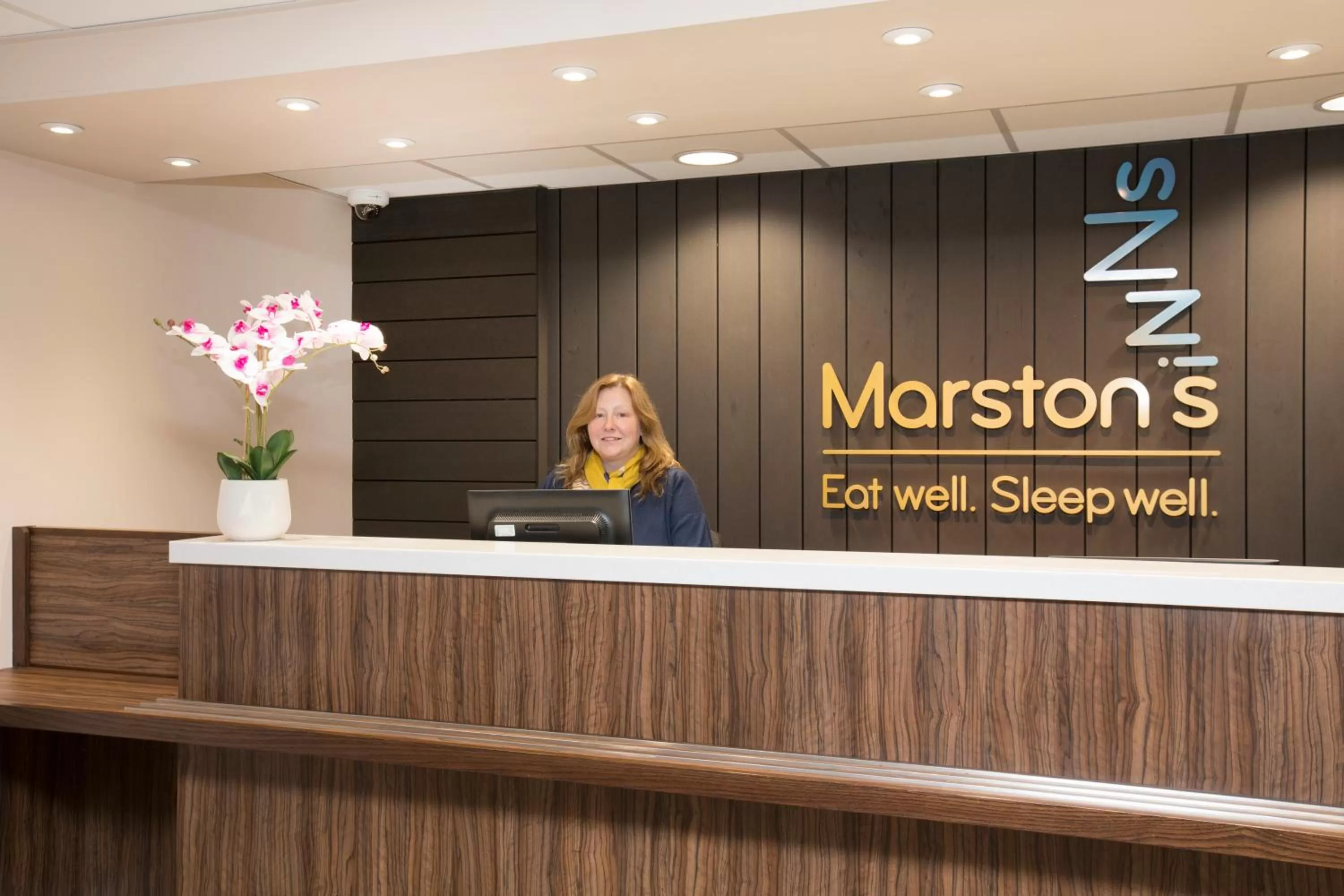 Lobby or reception in Spring River Ebbsfleet by Marston's Inns