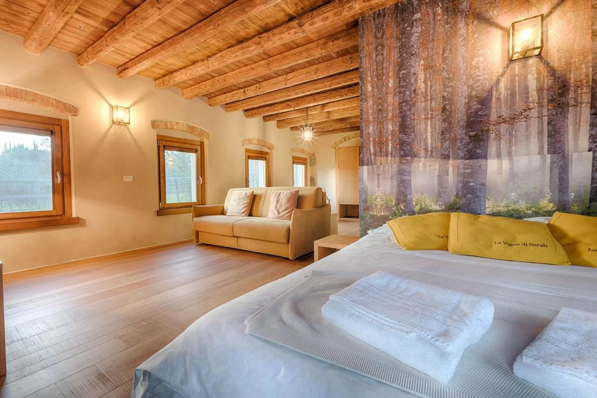 Bed in Agriturismo La Vigna di Sarah