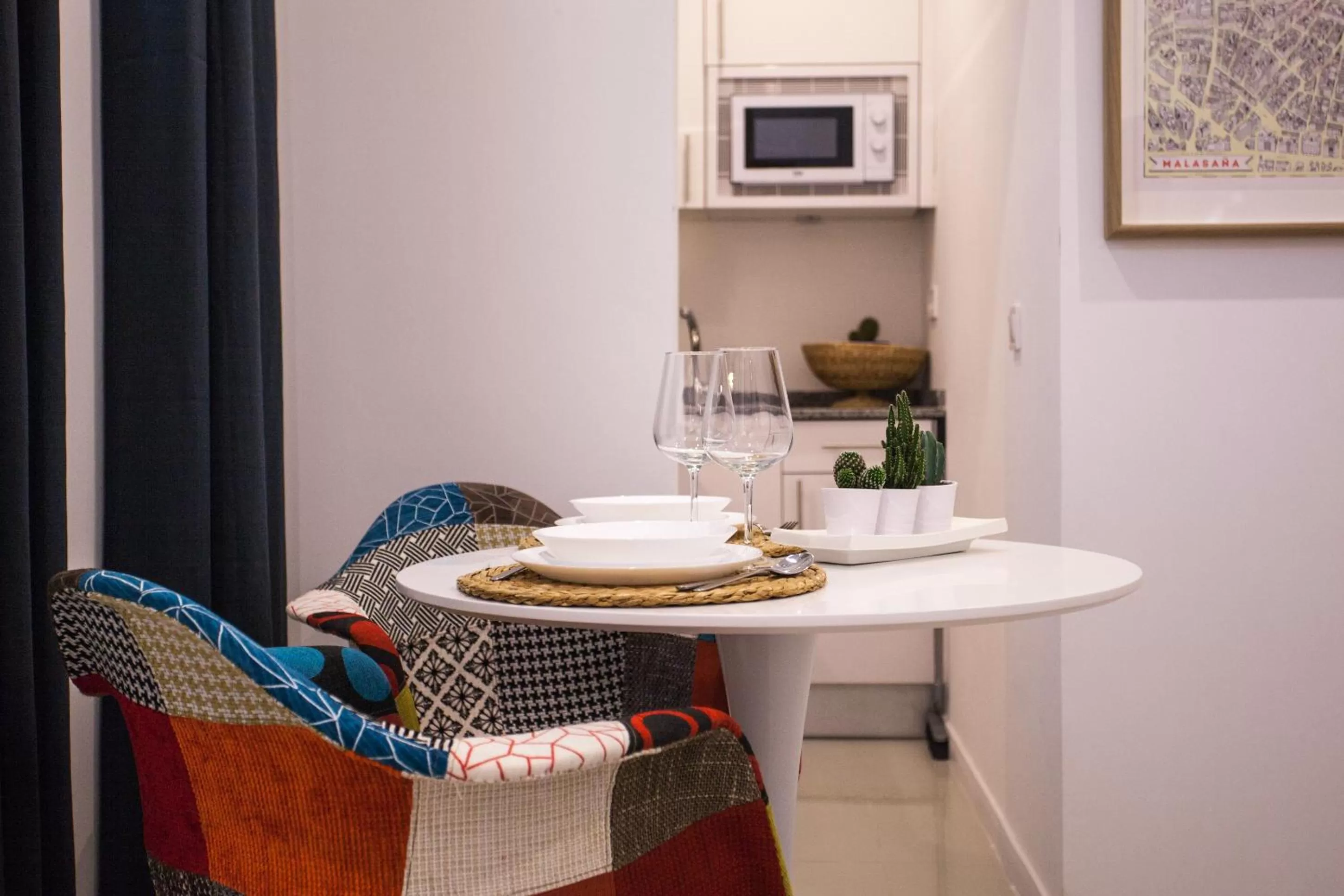 Living room in Gran Central Suites