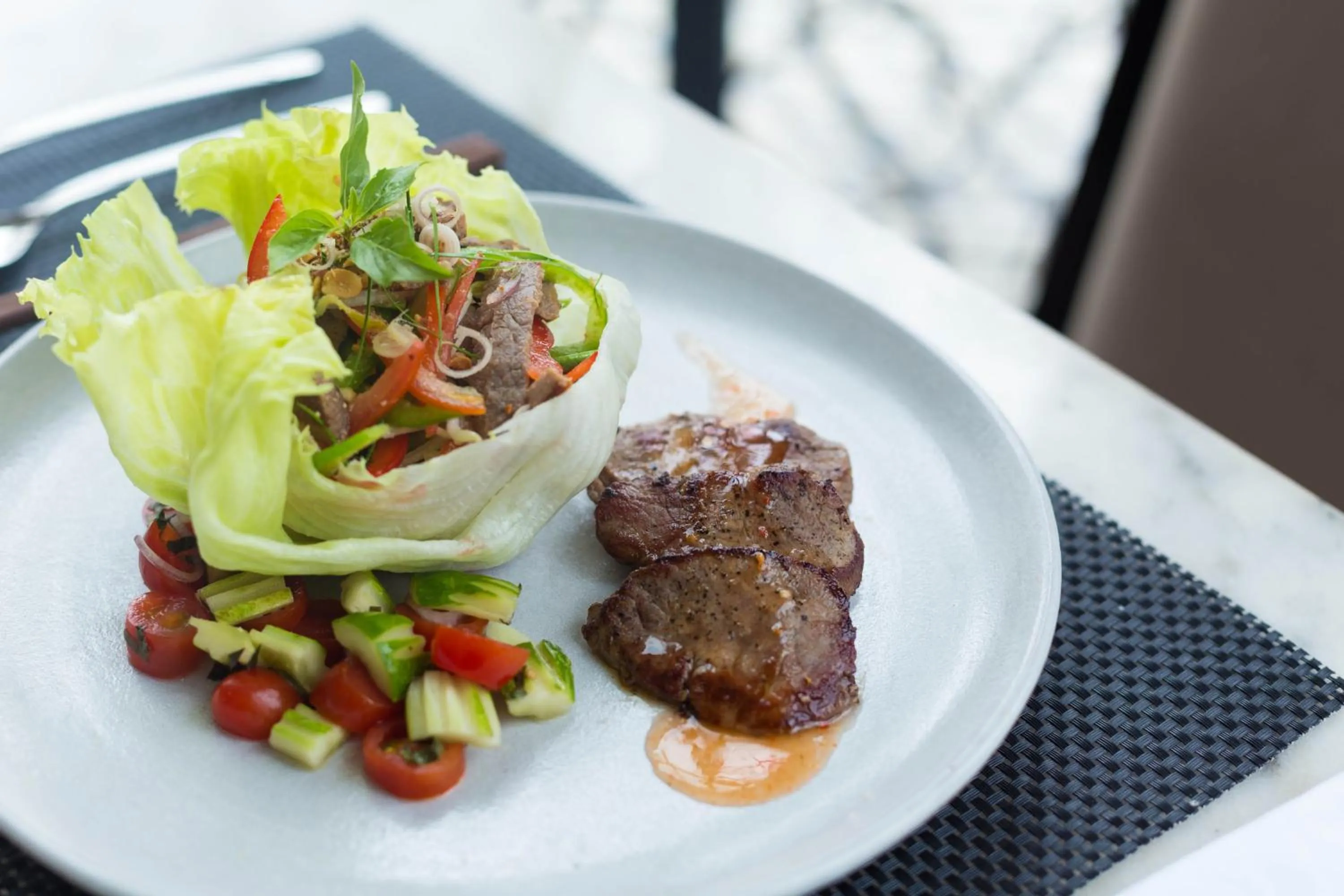 Food in Sarai and Wander Resort