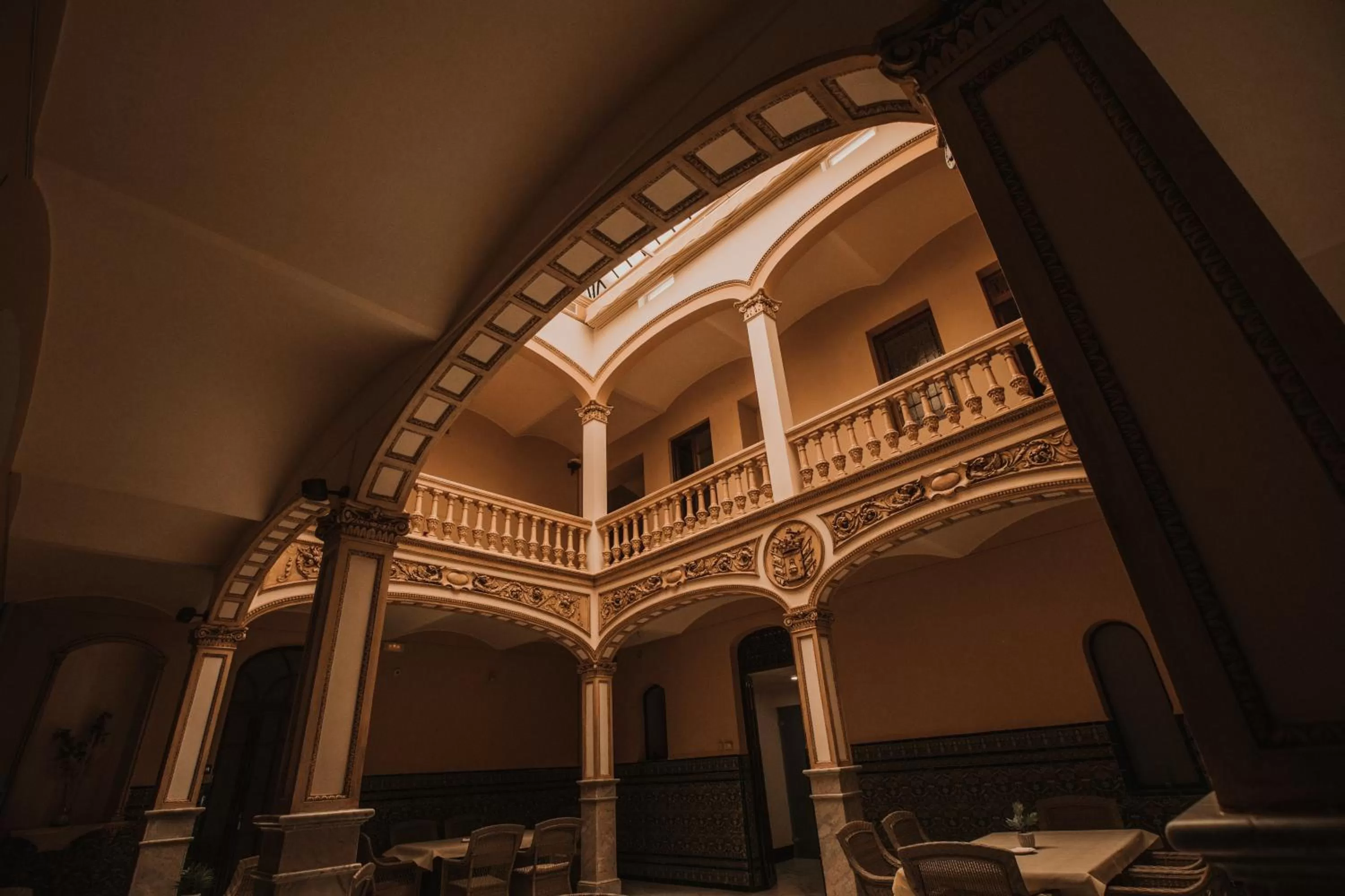 Patio in Hotel Rural OLIVENZA PALACIO