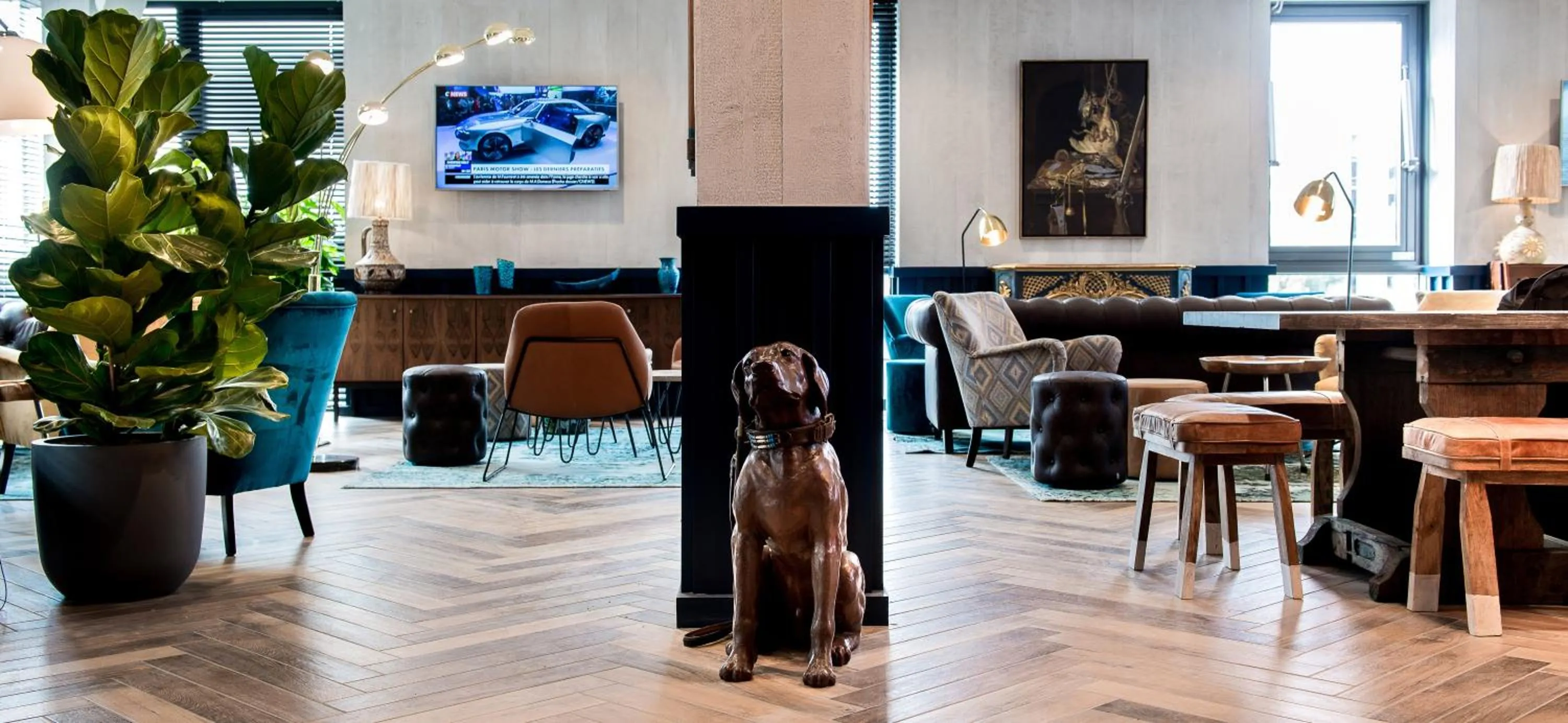 Decorative detail in KOPSTER Hotel Lyon Groupama Stadium