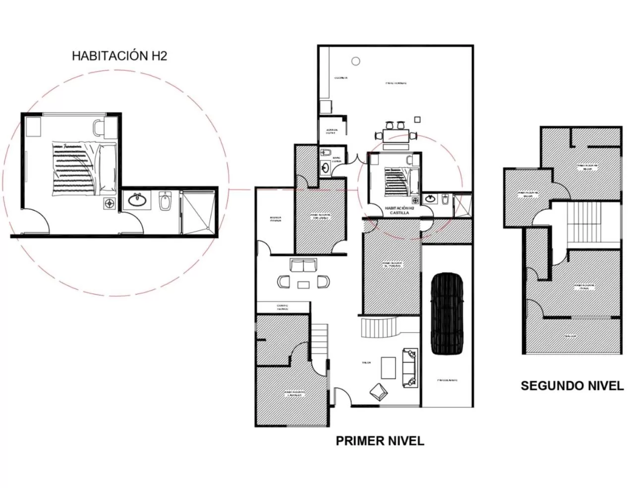Floor plan in Casa Medallo