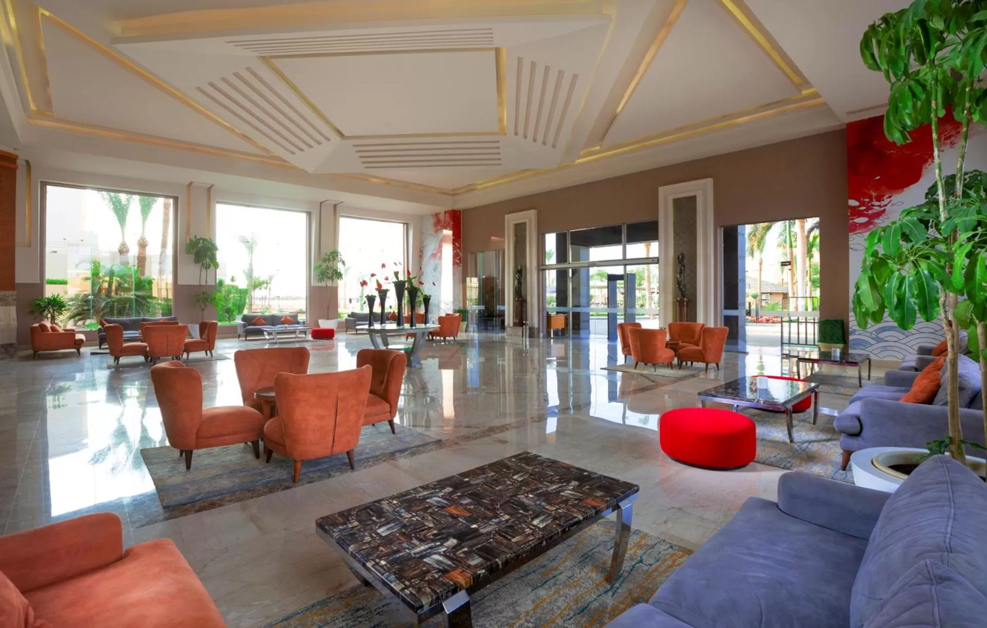 Lobby or reception in Beach Albatros Aqua Park - Hurghada