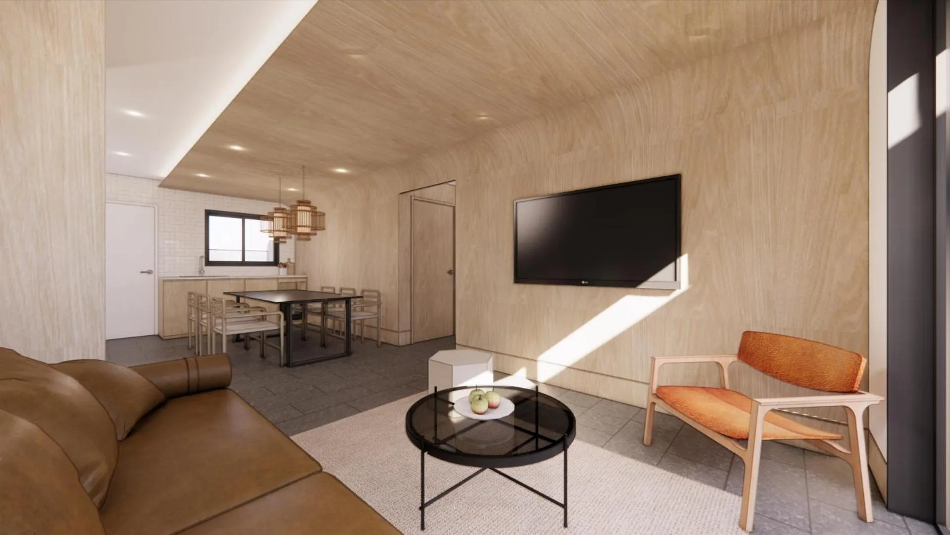 TV and multimedia, Seating Area in Jjak Boutique Hotel