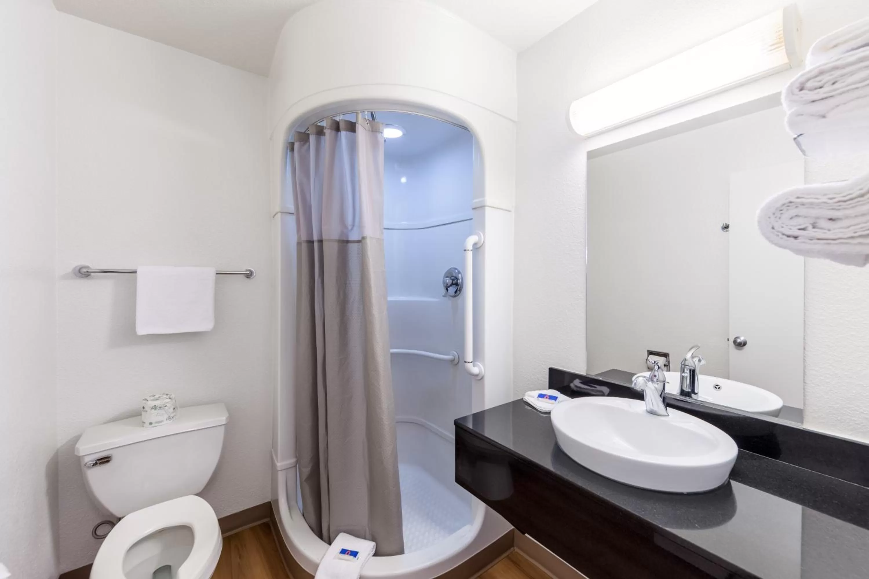 Bathroom in Motel 6-Klamath Falls, OR