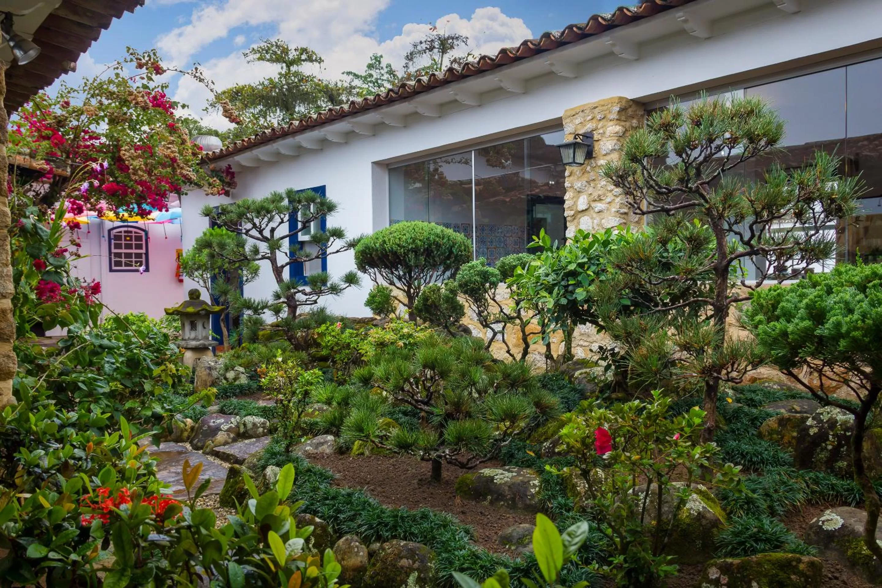 Garden in Pousada Aconchego