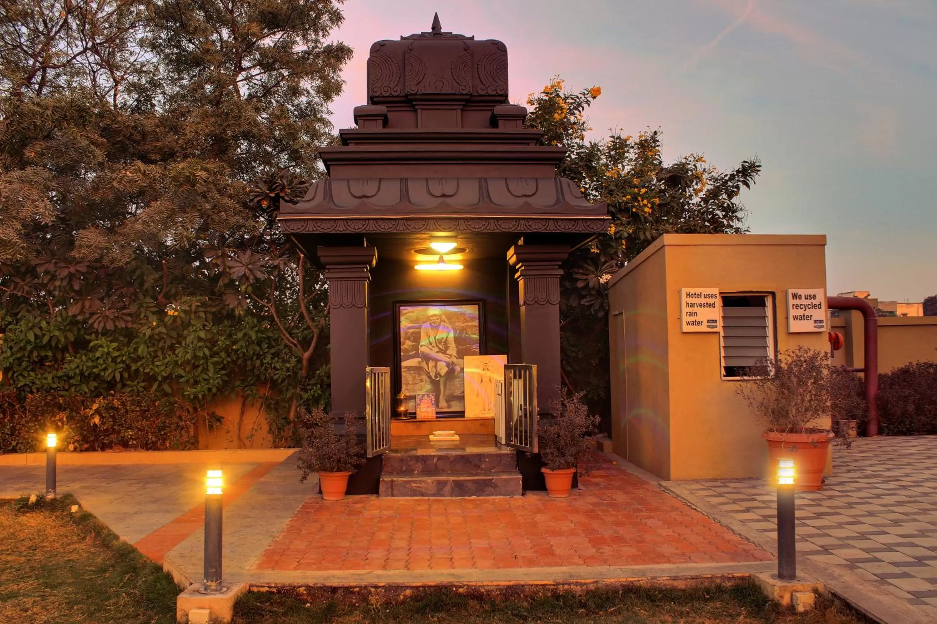 Garden in Temple Tree Hotel Shirdi, a member of Radisson Individuals