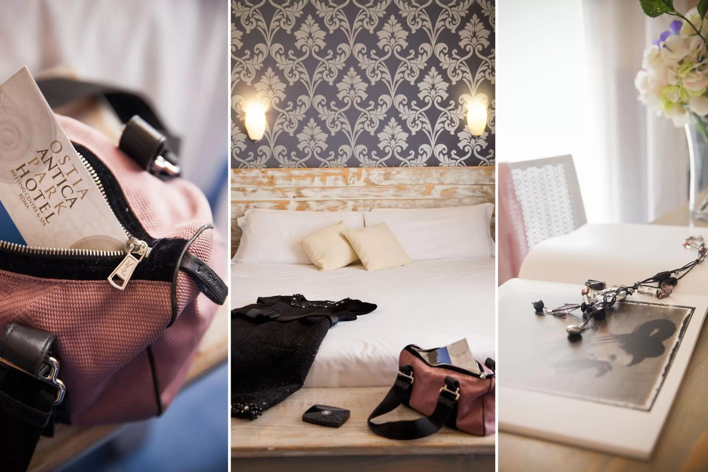 Decorative detail, Bed in Ostia Antica Park Hotel & Spa