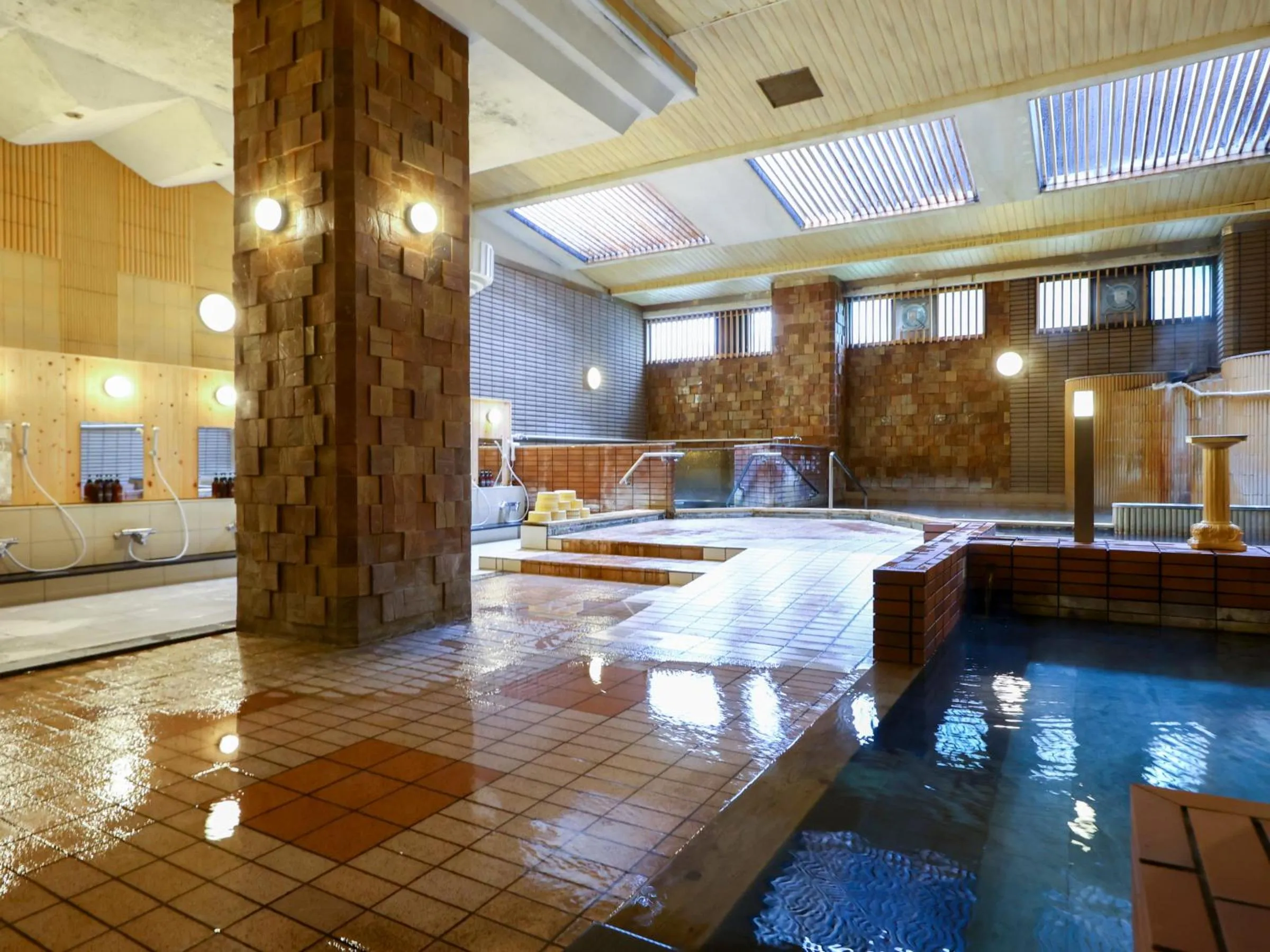 Hot Spring Bath in Hotel Yudanaka