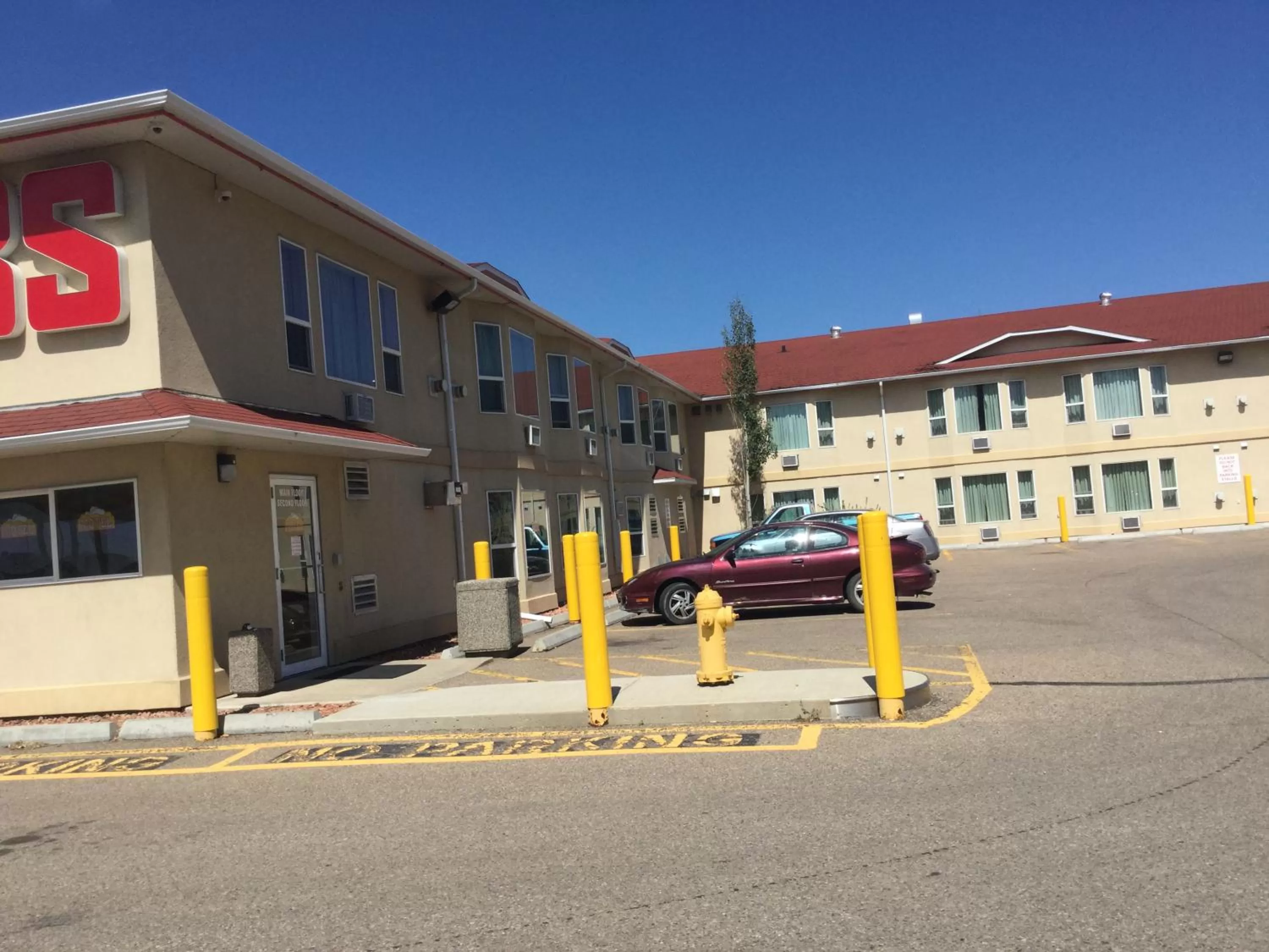 Property Building in Western Budget Motel East Red Deer