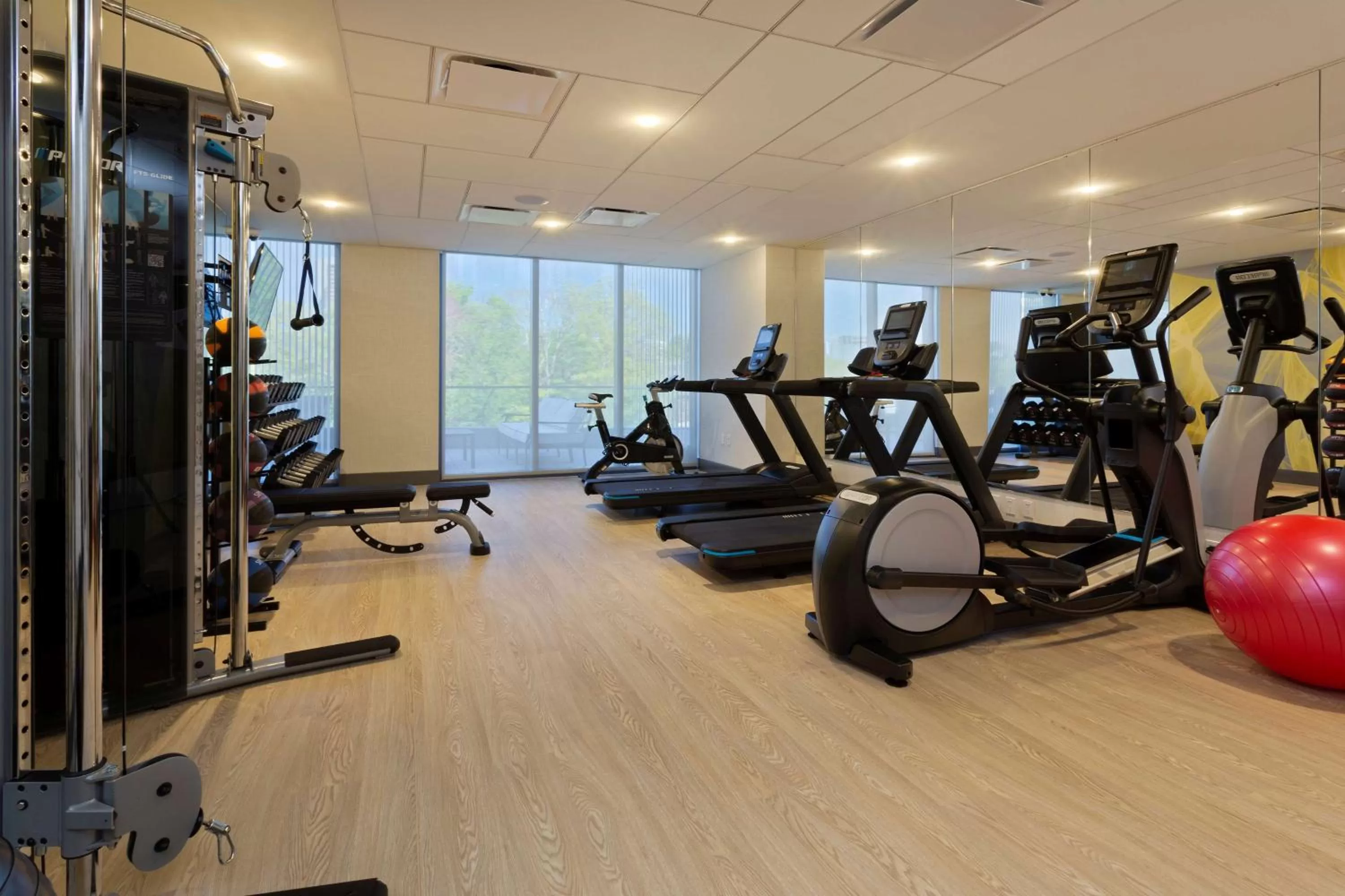 Fitness centre/facilities in Hilton Garden Inn Boston Brookline, Ma